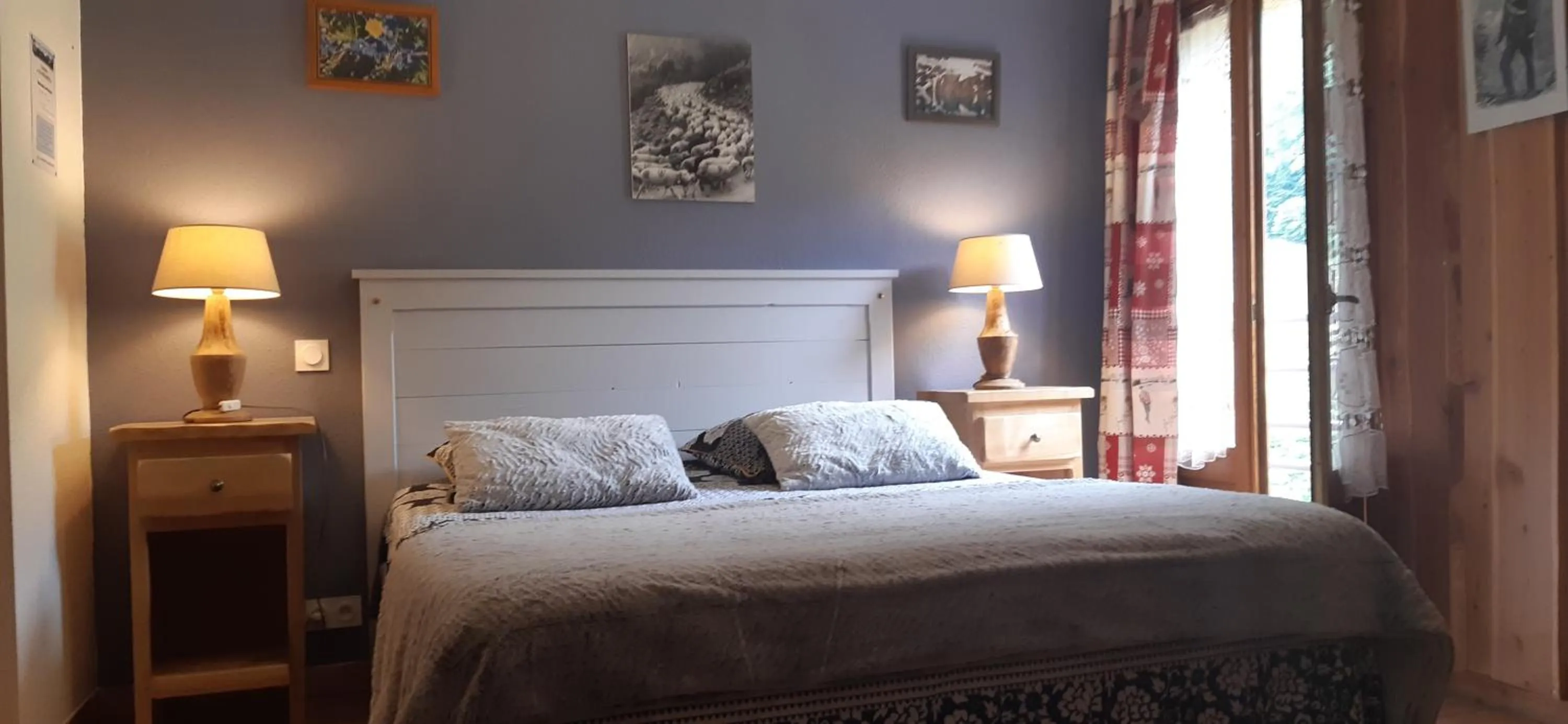 Bed in Chambres d'hotes Les Clarines