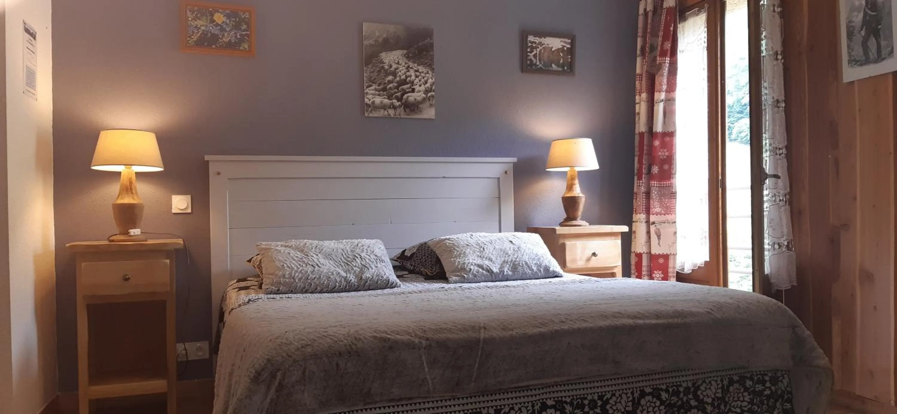 Bed in Chambres d'hotes Les Clarines