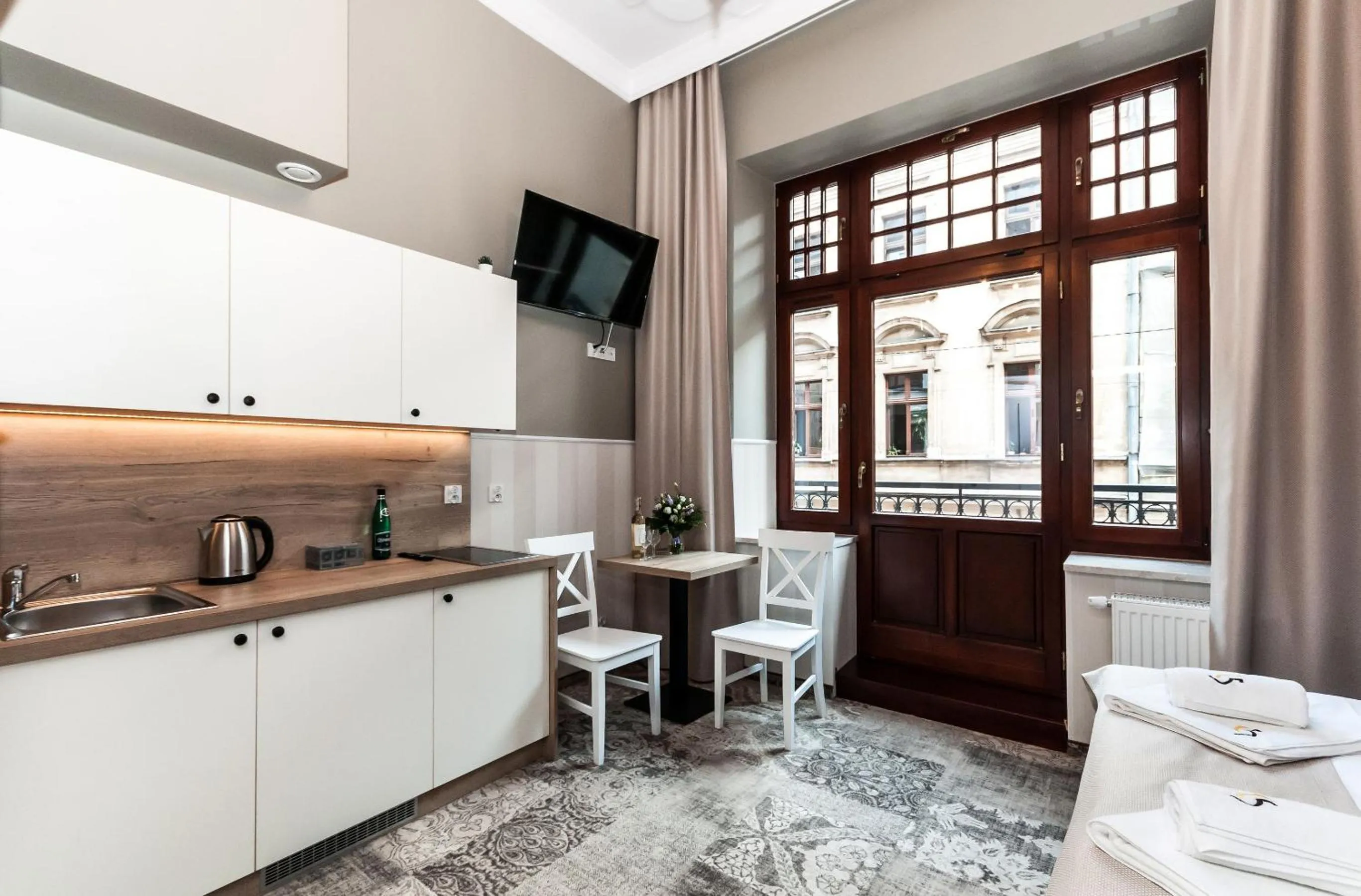 Kitchen or kitchenette in Apartamenty L5