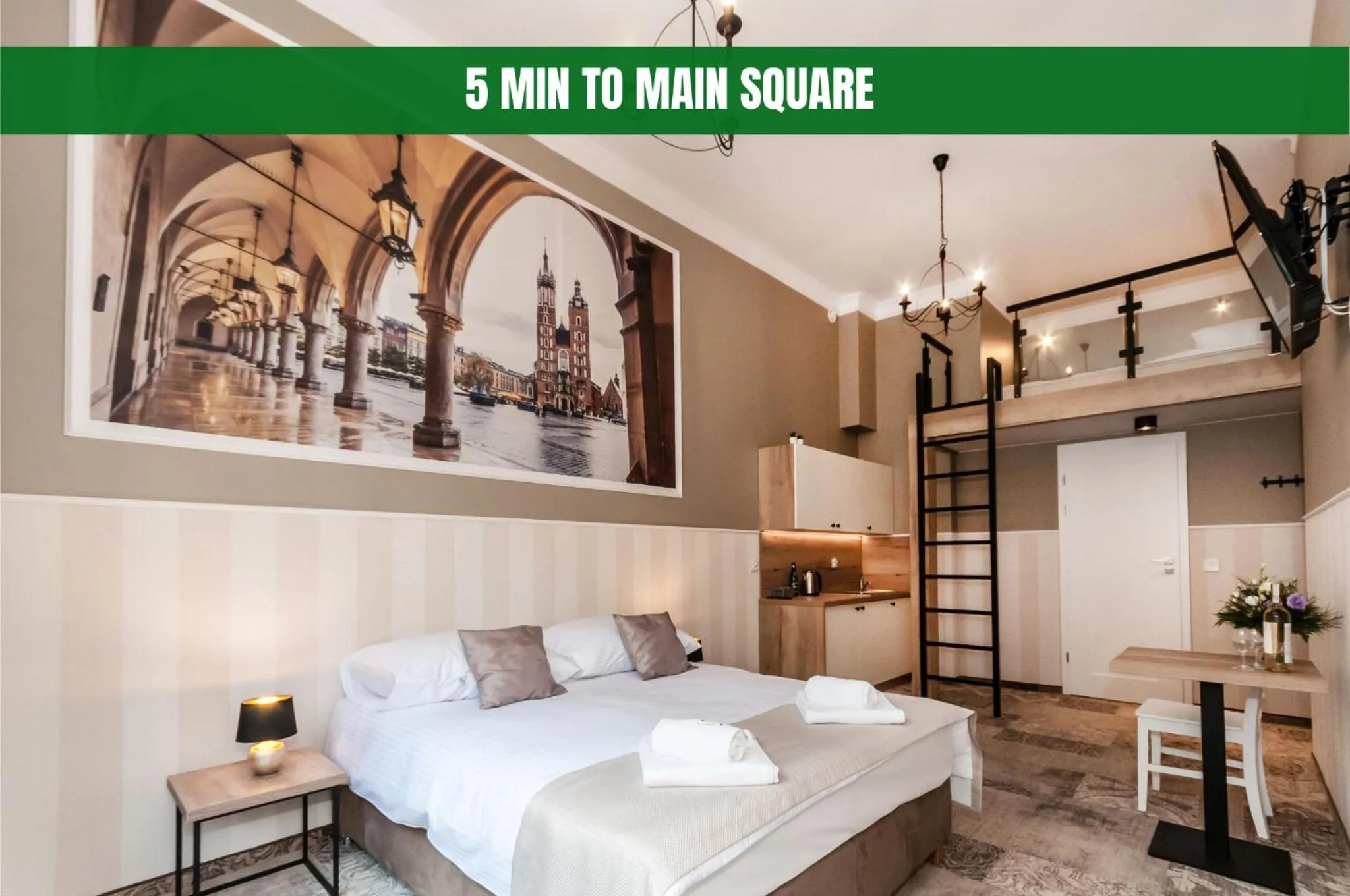 Bedroom, Bed in Apartamenty L5