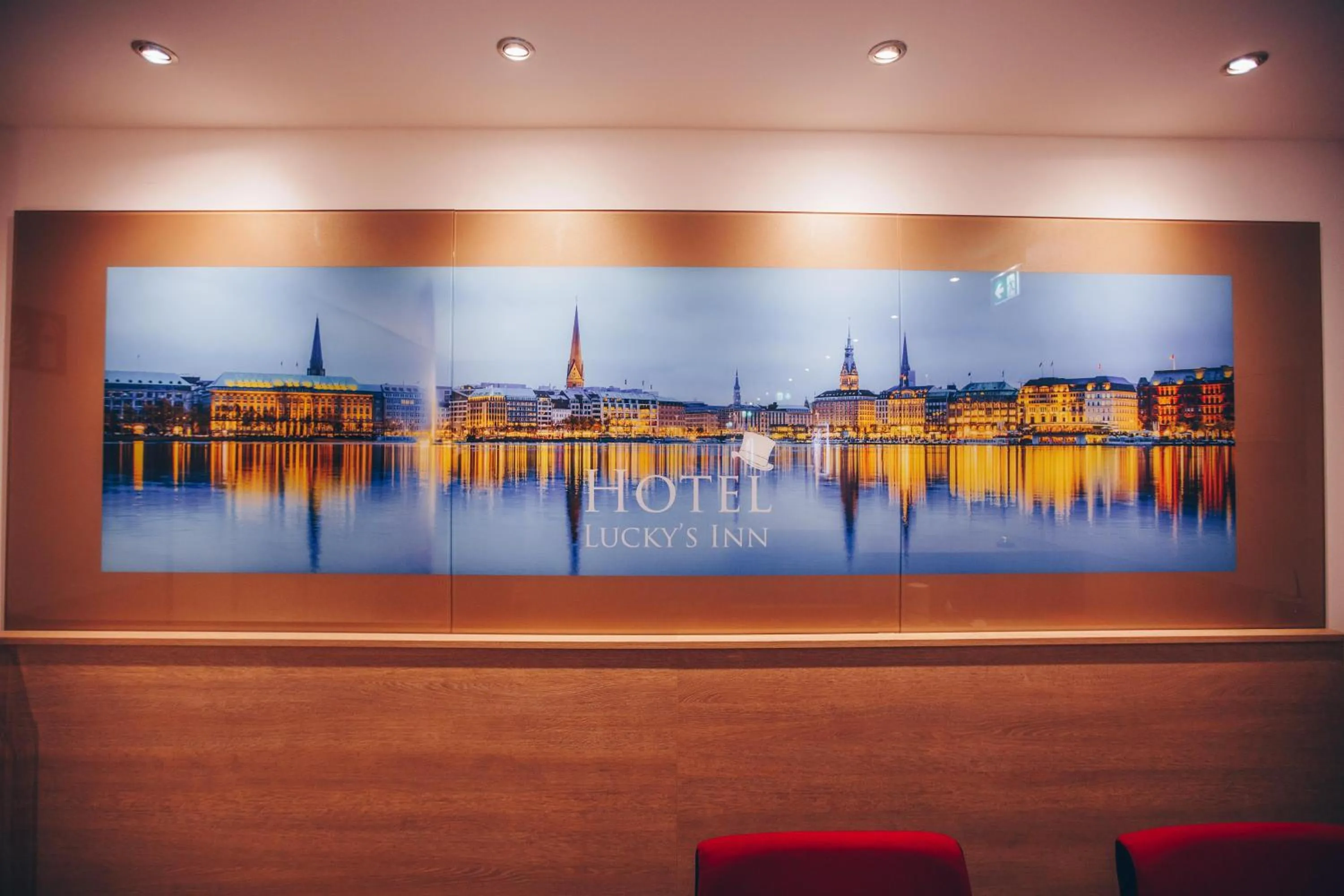 Lobby or reception in Hotel Luckys Inn