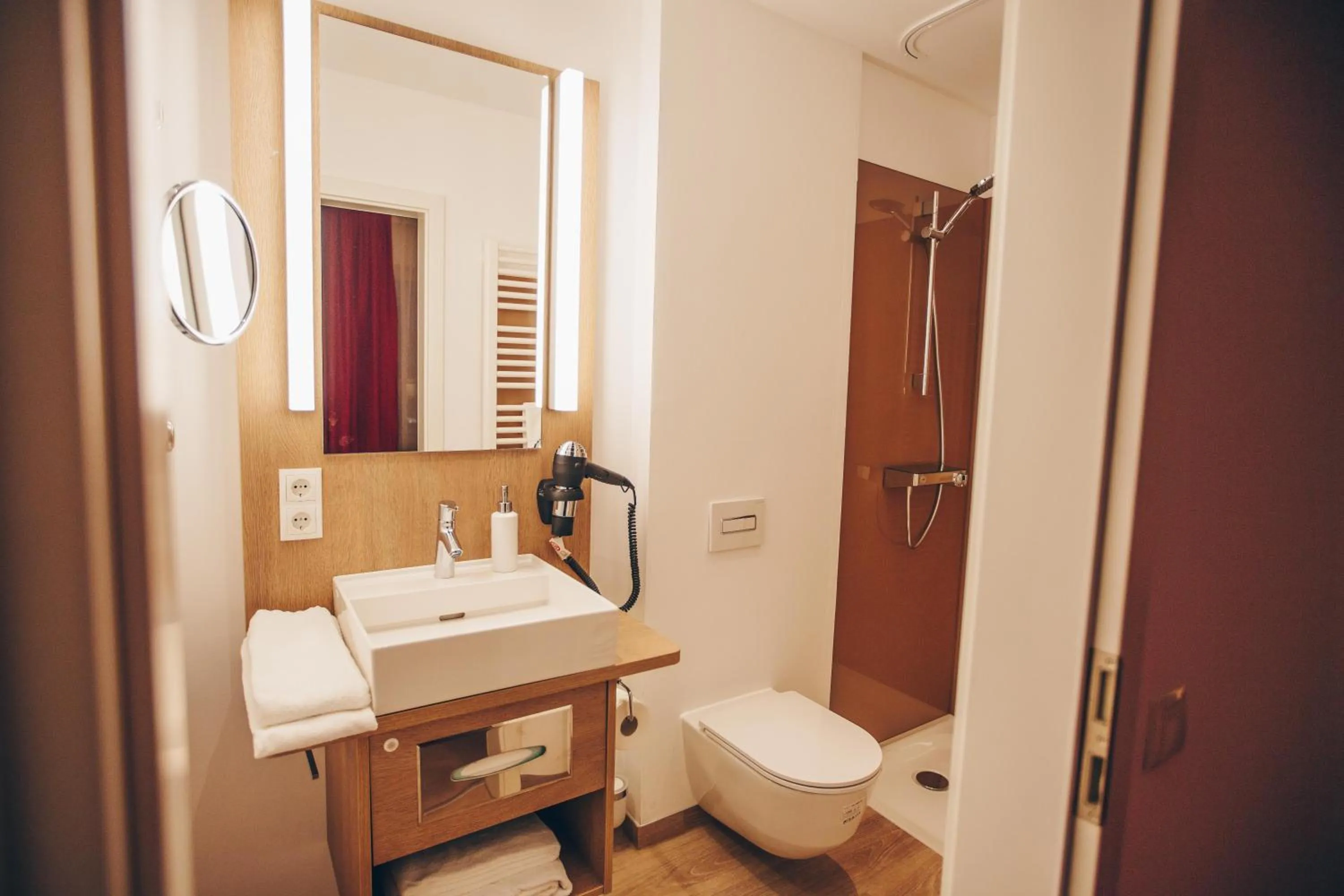 Bathroom in Hotel Luckys Inn