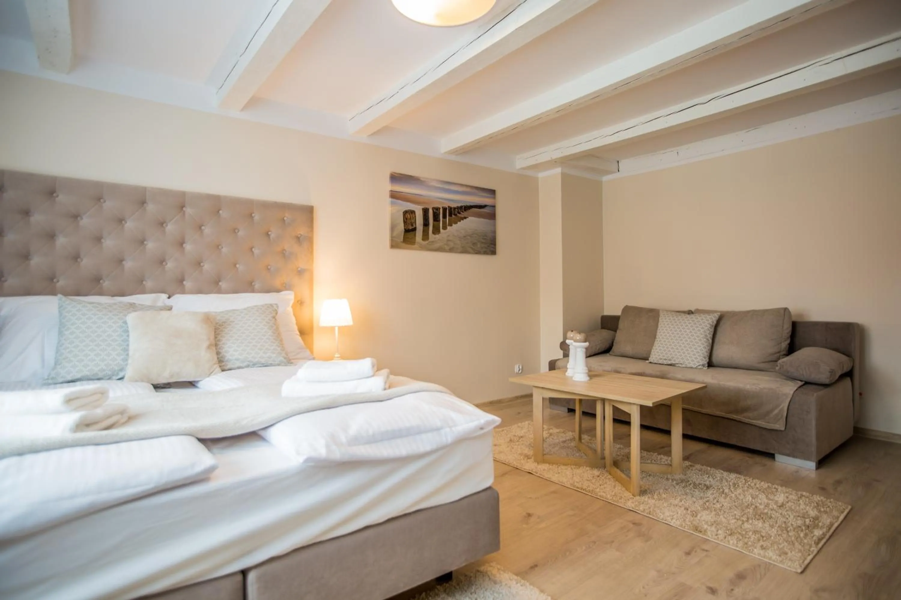 Bed in Villa Baltica