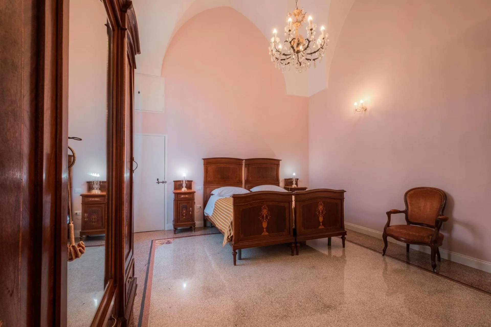 Bed in Relais Palazzo Vaglio