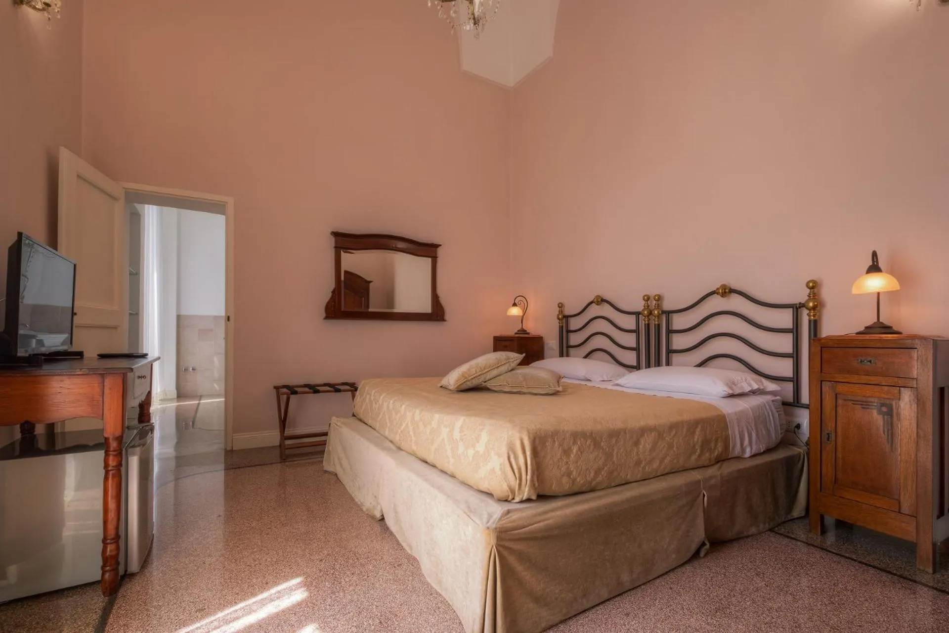 Bed in Relais Palazzo Vaglio