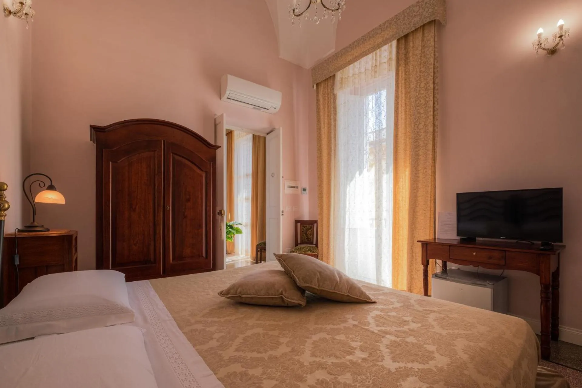Bed in Relais Palazzo Vaglio