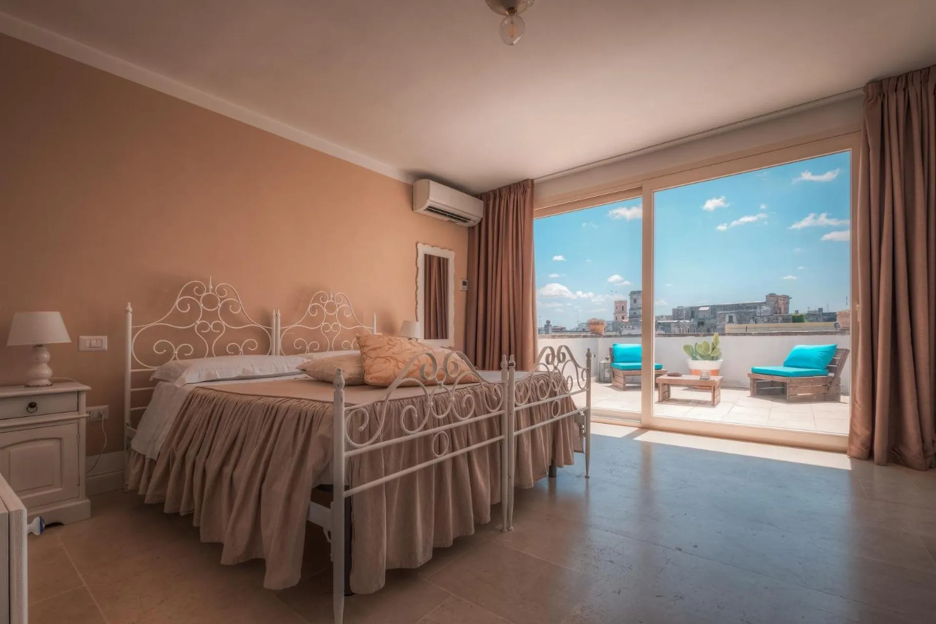 Bed in Relais Palazzo Vaglio