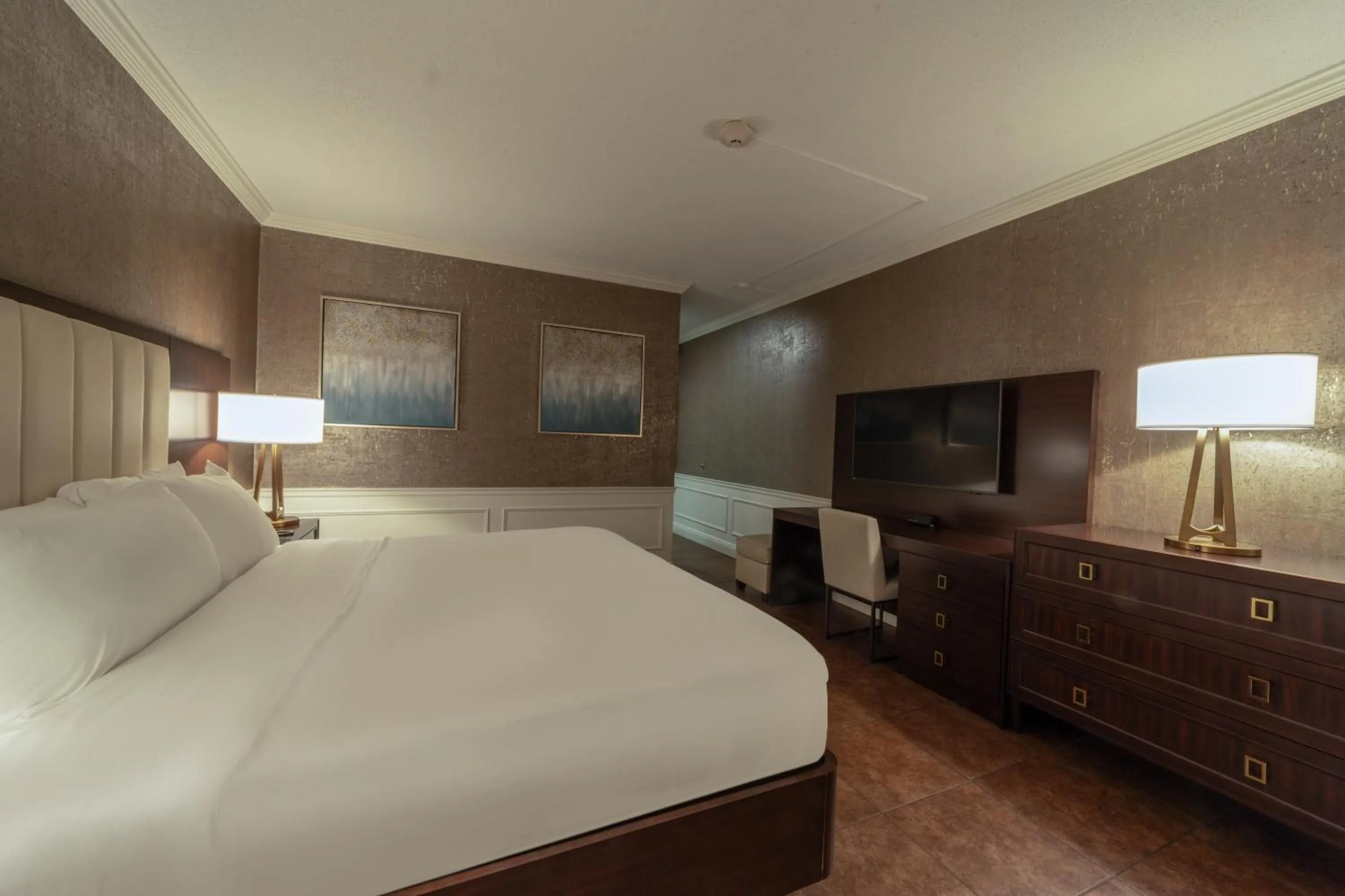 Bed in The Grand Resort