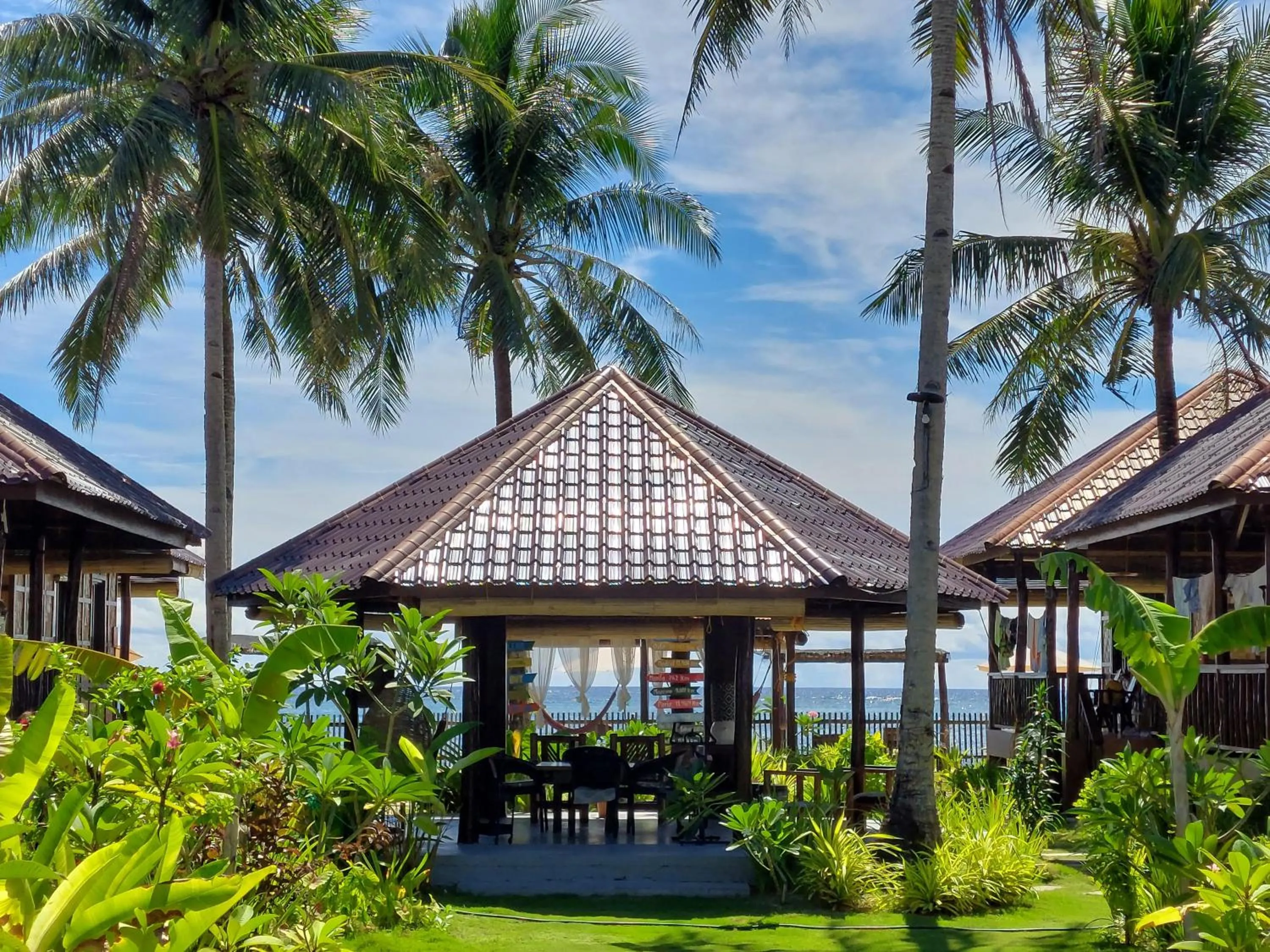 Garden view in DaRosa Del Mar