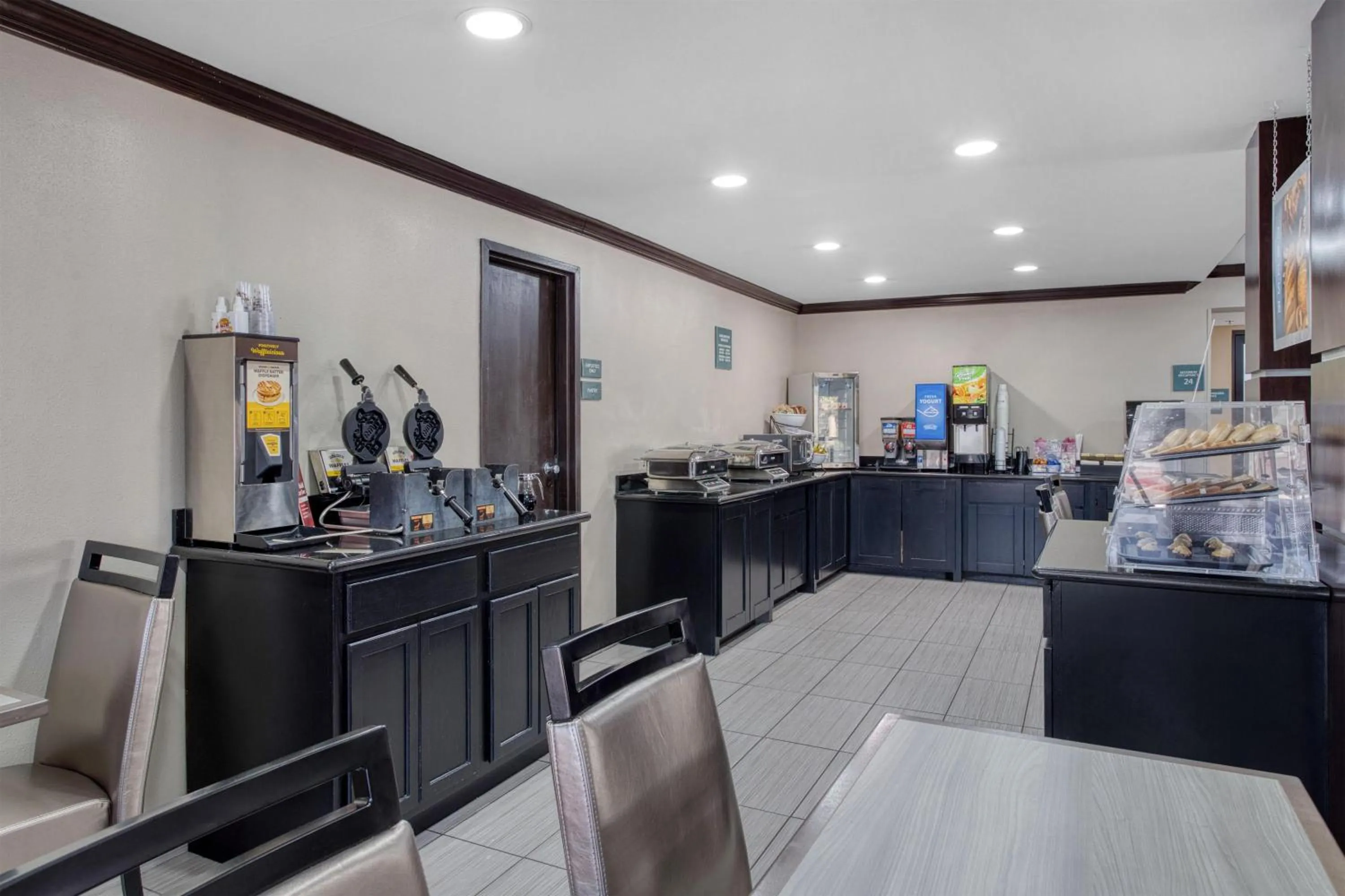 Breakfast in Best Western Webster Hotel, NASA