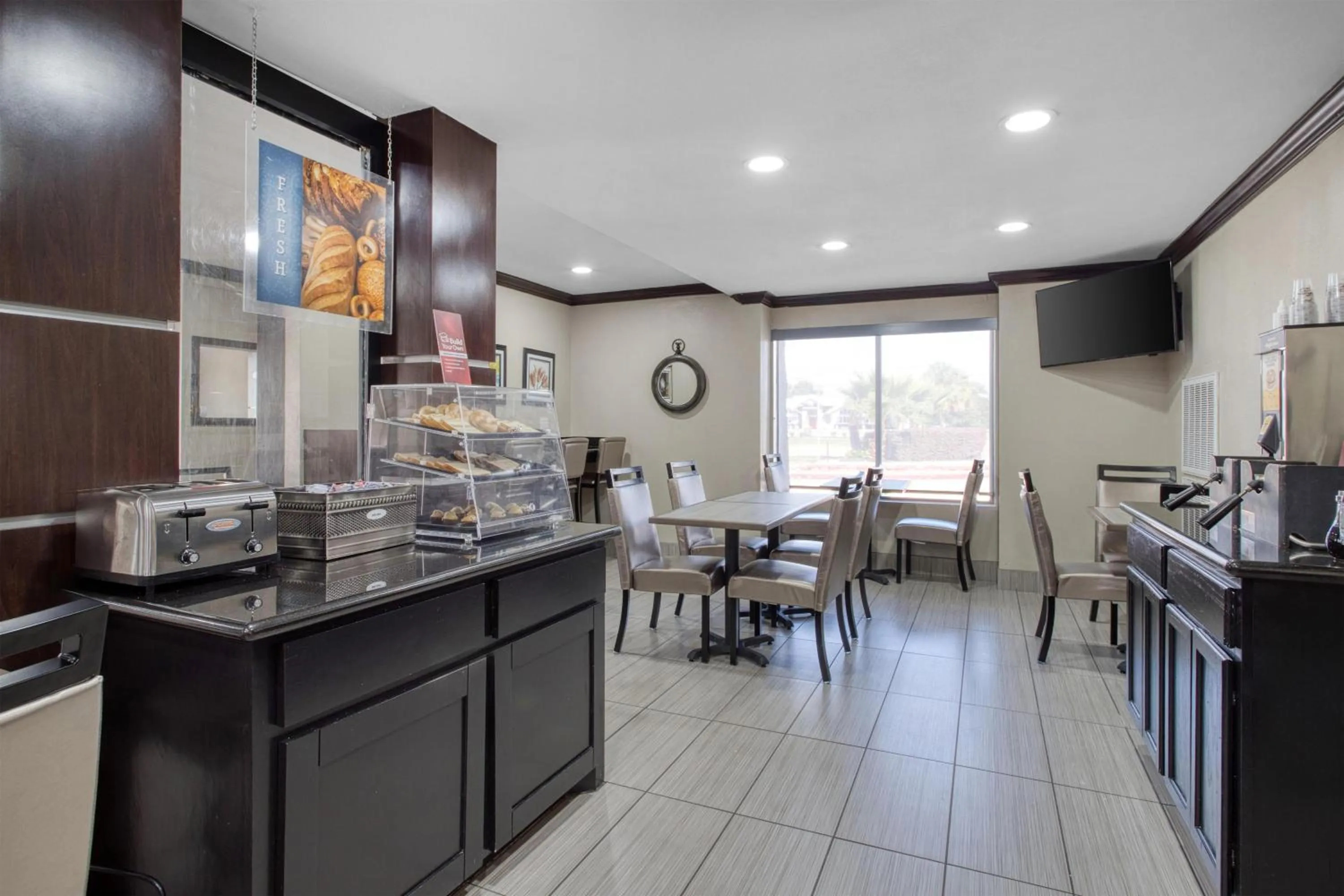 Breakfast in Best Western Webster Hotel, NASA