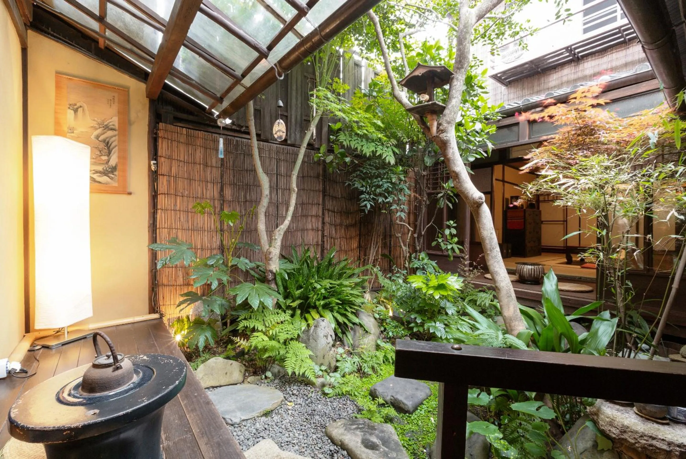 Garden in Guest House Waraku-An