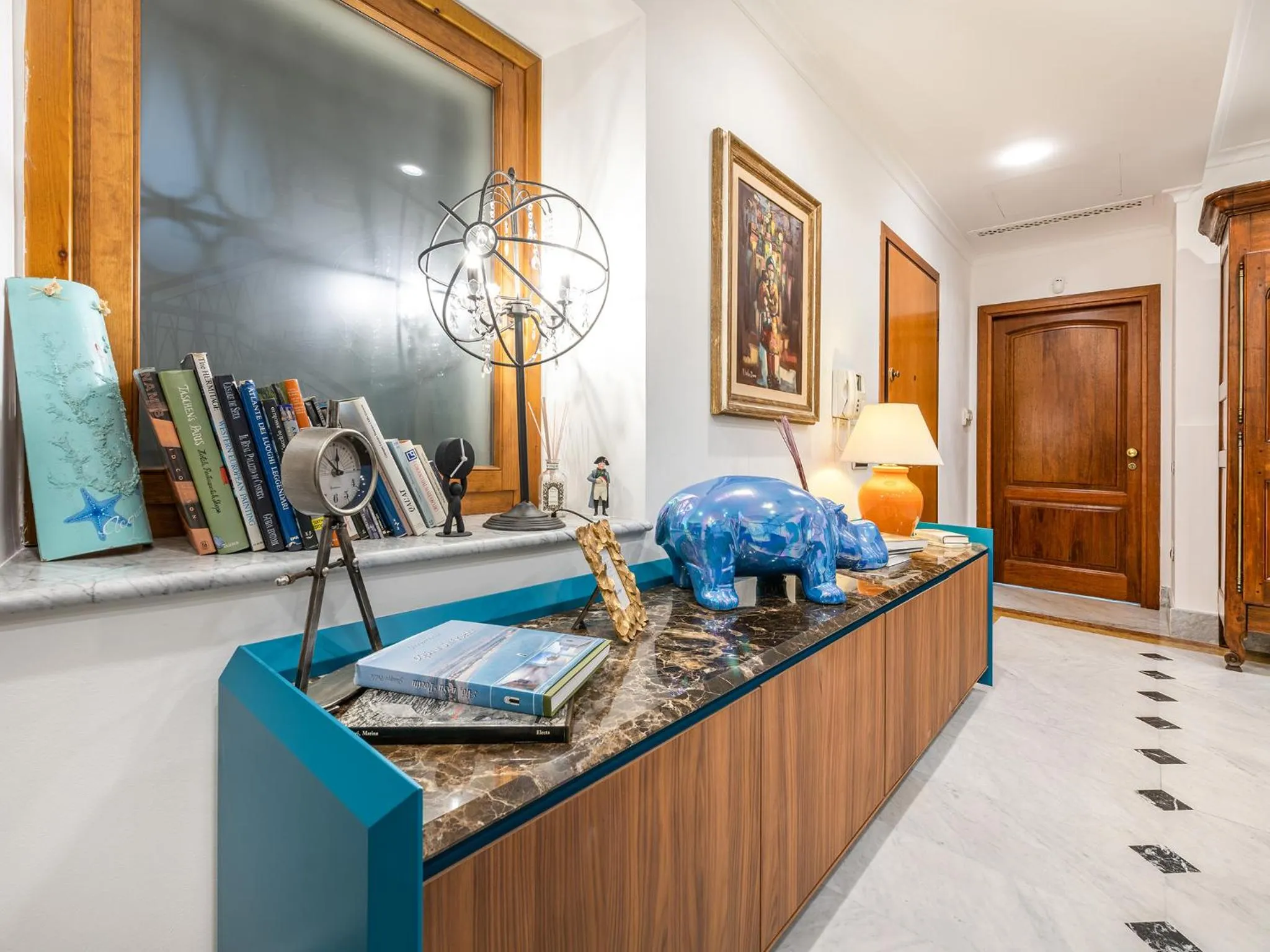 Lobby or reception in Relais La Lanterne