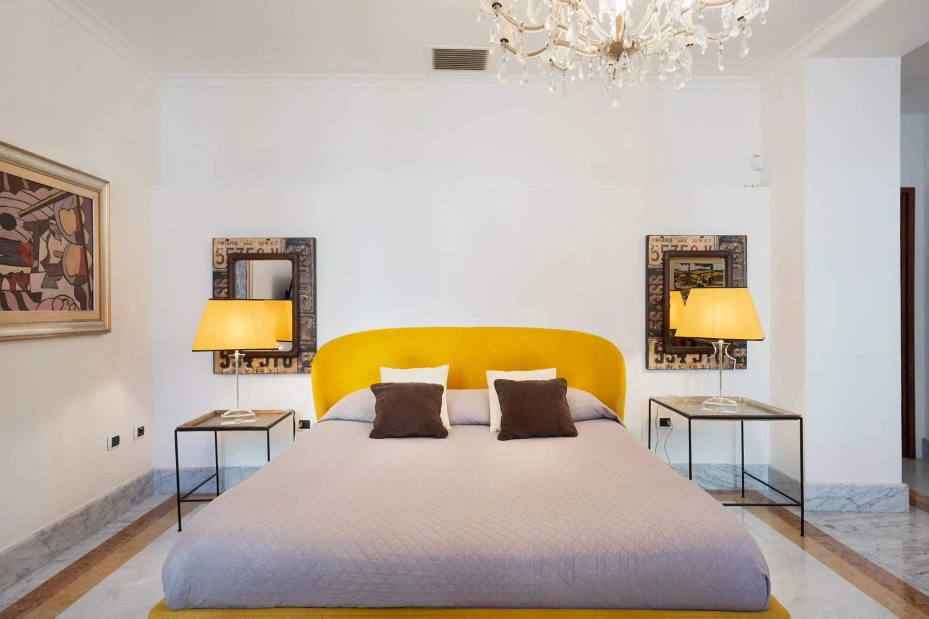 Bed in Relais La Lanterne