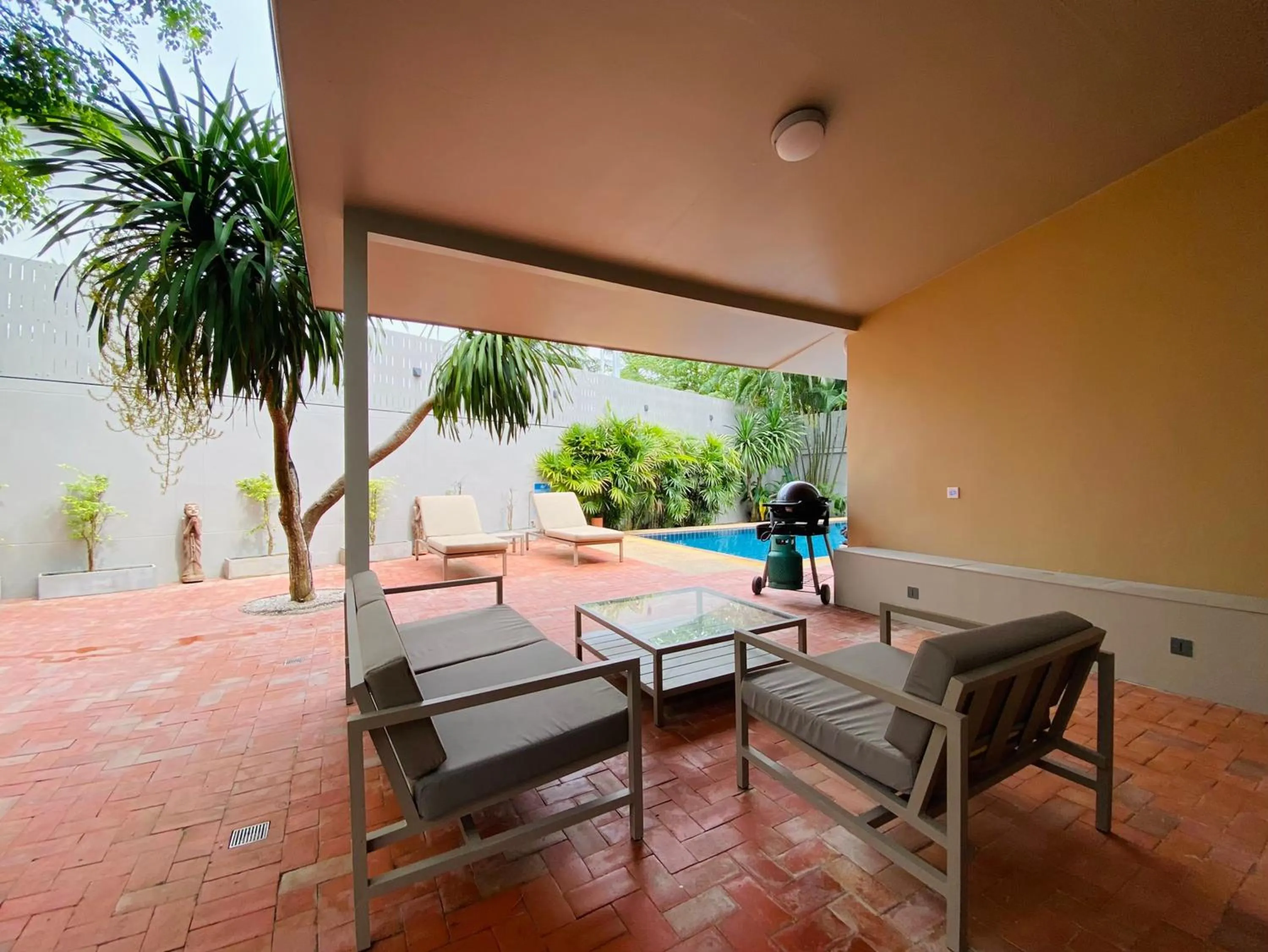 Balcony/Terrace in Baan Manuchang Villa, SHA Certified