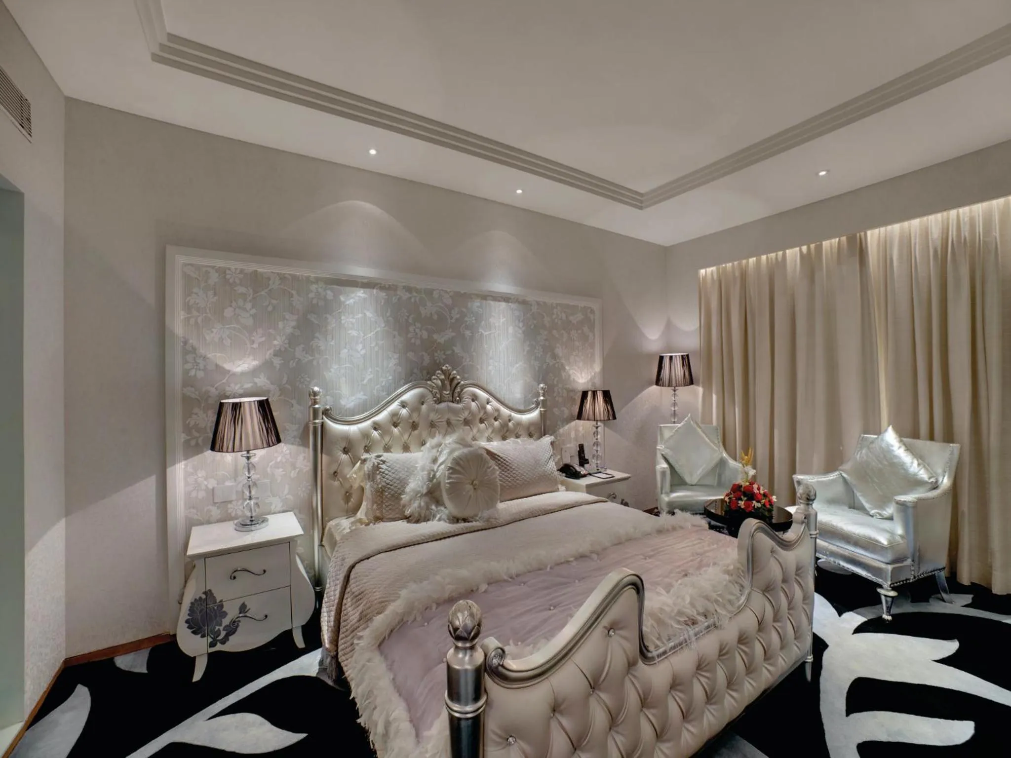 Bedroom in Orange Megastructure LLP
