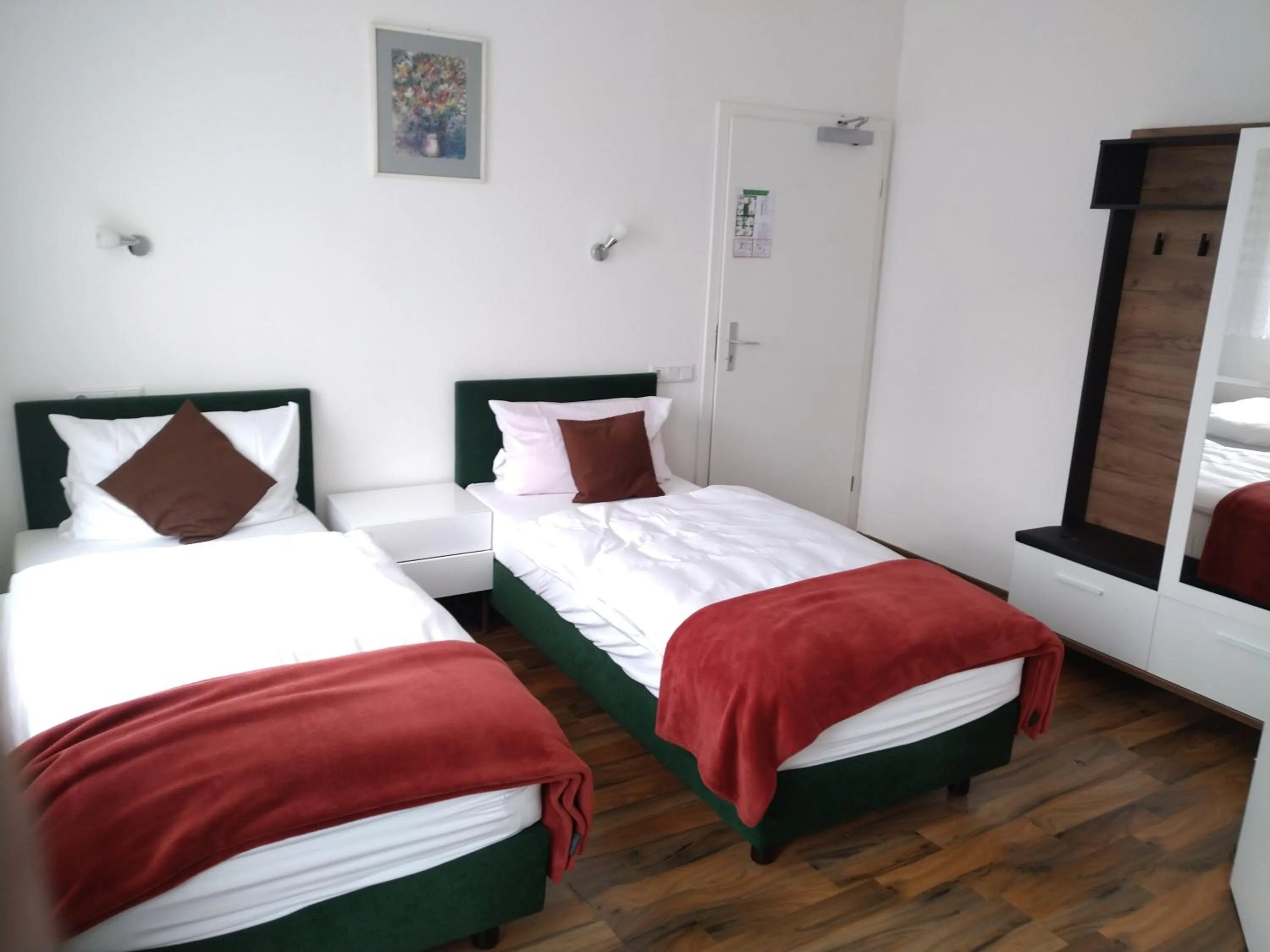 Bed in Hotel Zentrum