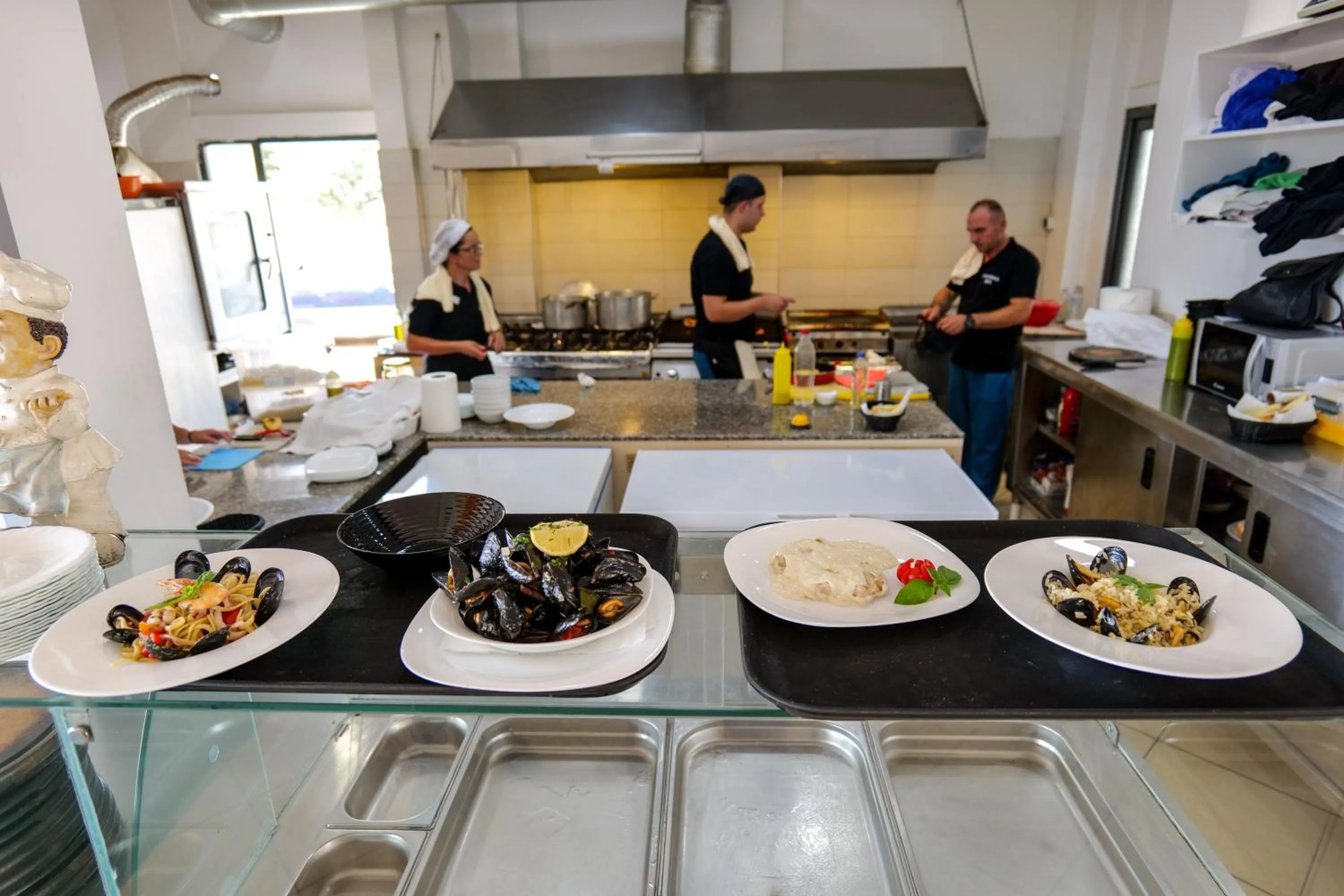 Kitchen or kitchenette in Hotel Afa
