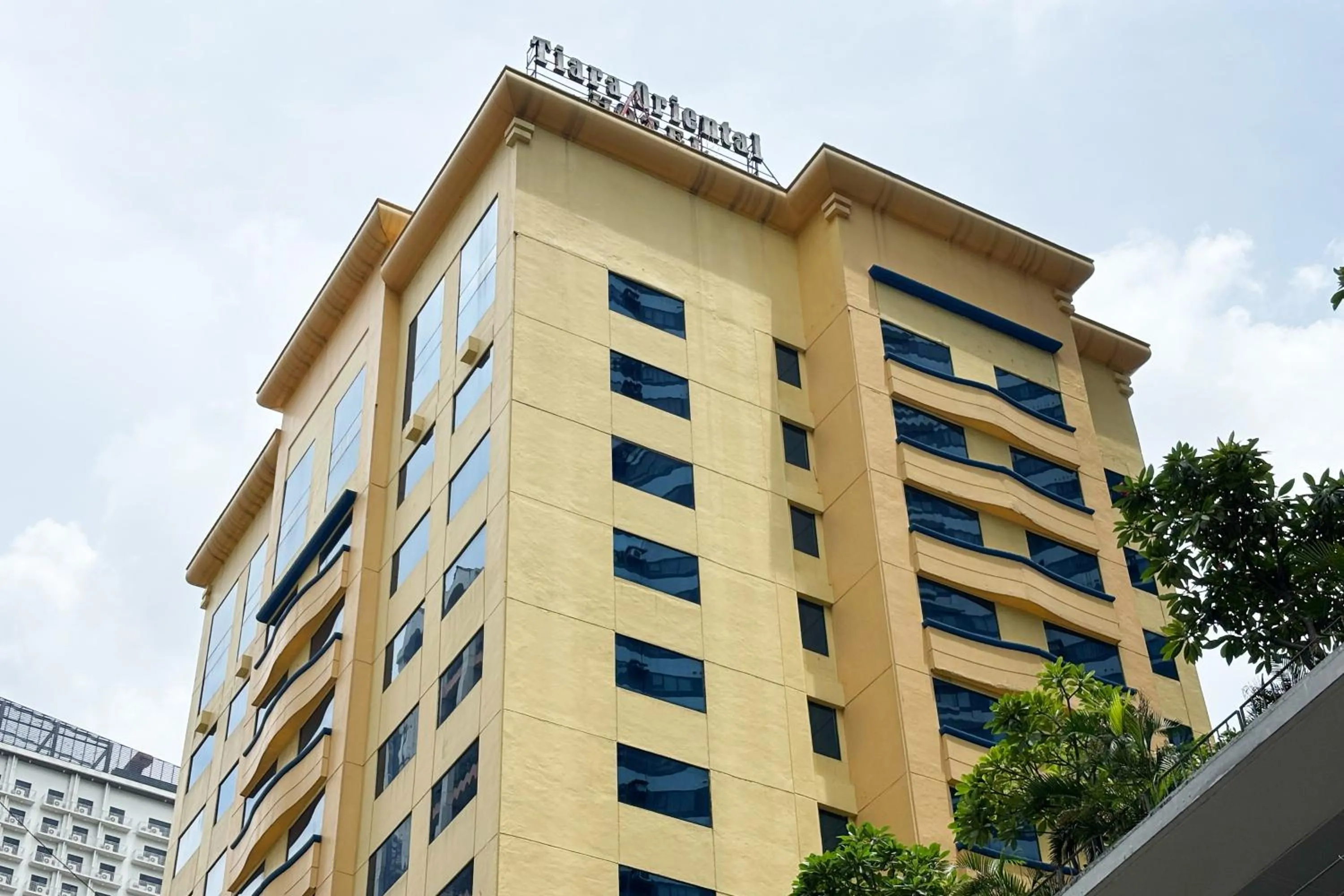 Property building in Tiara Oriental Hotel Makati powered by Cocotel