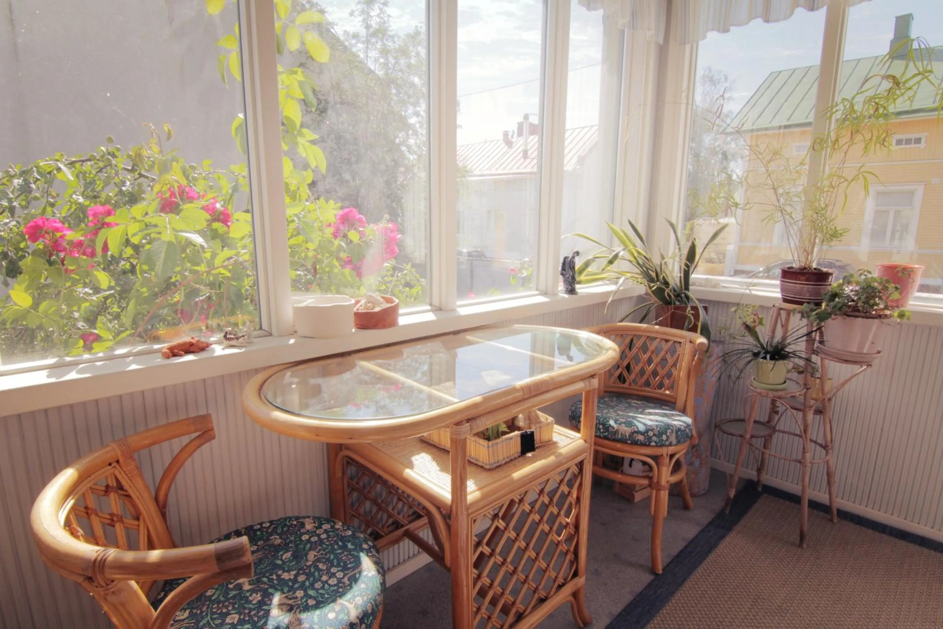 Balcony/Terrace in Apartment Hotel Kuukkarin Kortteeri