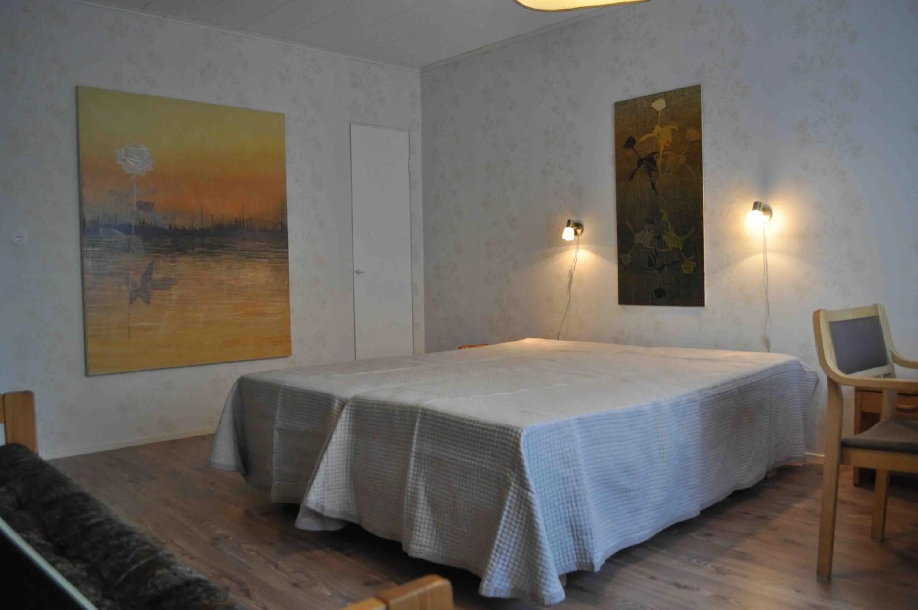 Bedroom, Bed in Apartment Hotel Kuukkarin Kortteeri