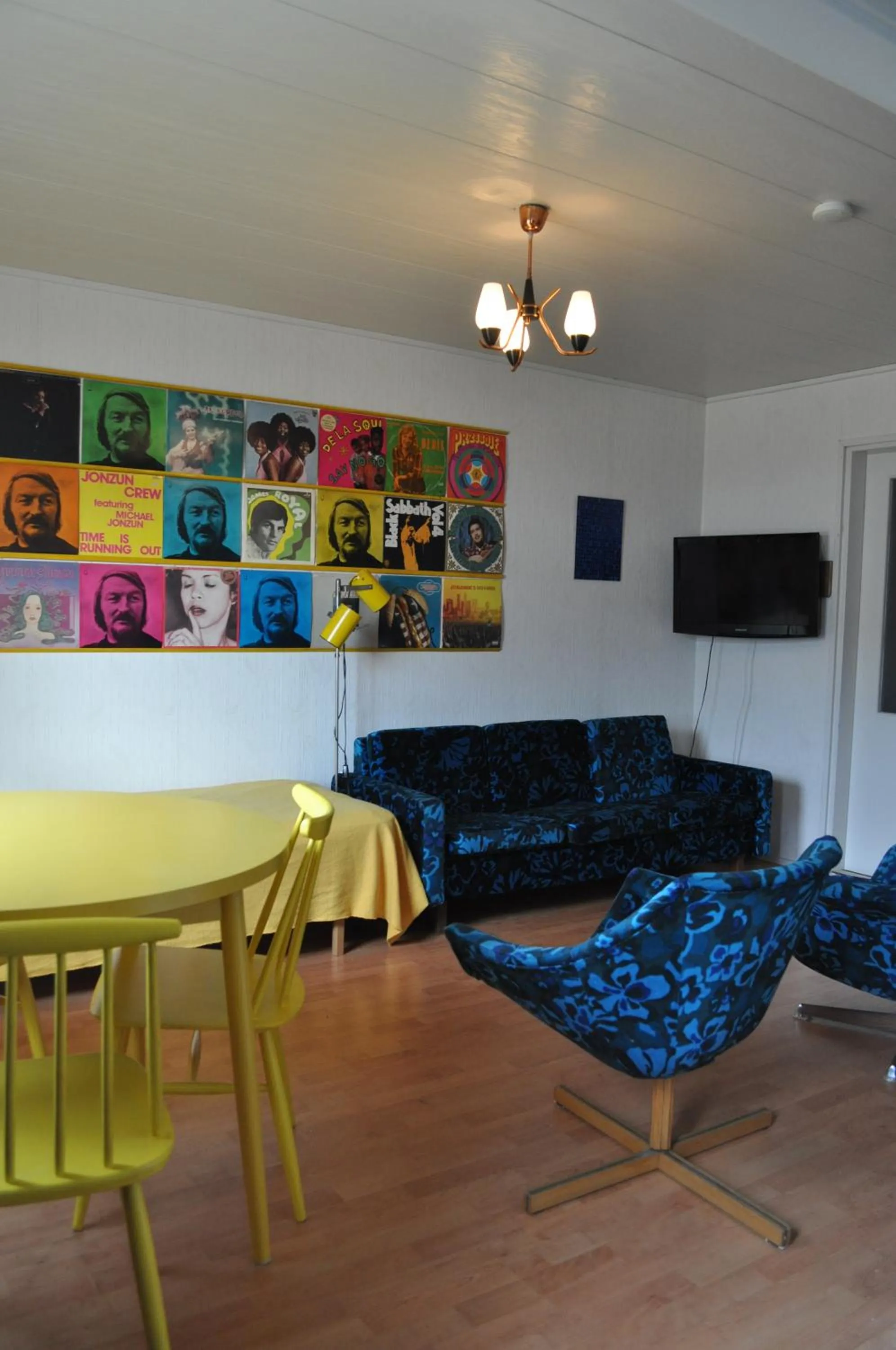 Seating area in Apartment Hotel Kuukkarin Kortteeri