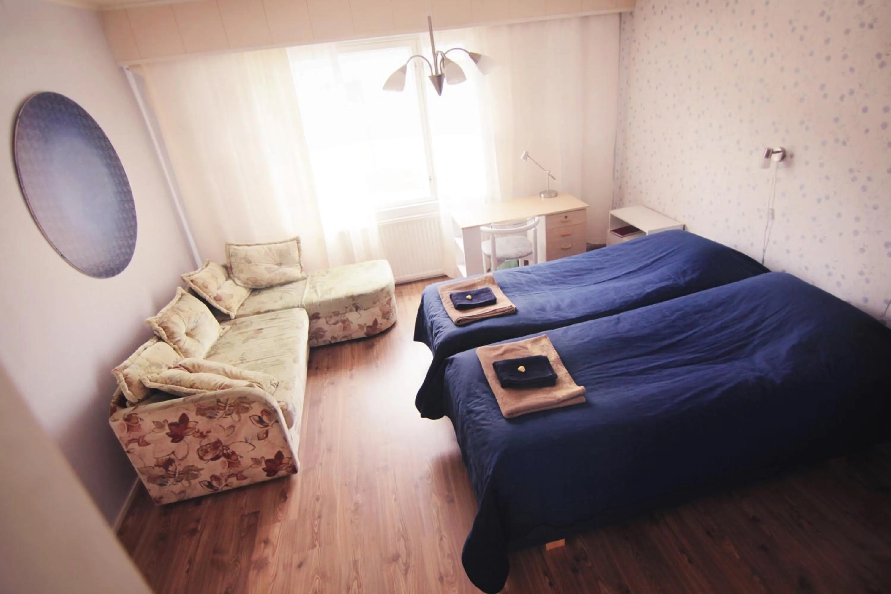 Bedroom, Bed in Apartment Hotel Kuukkarin Kortteeri