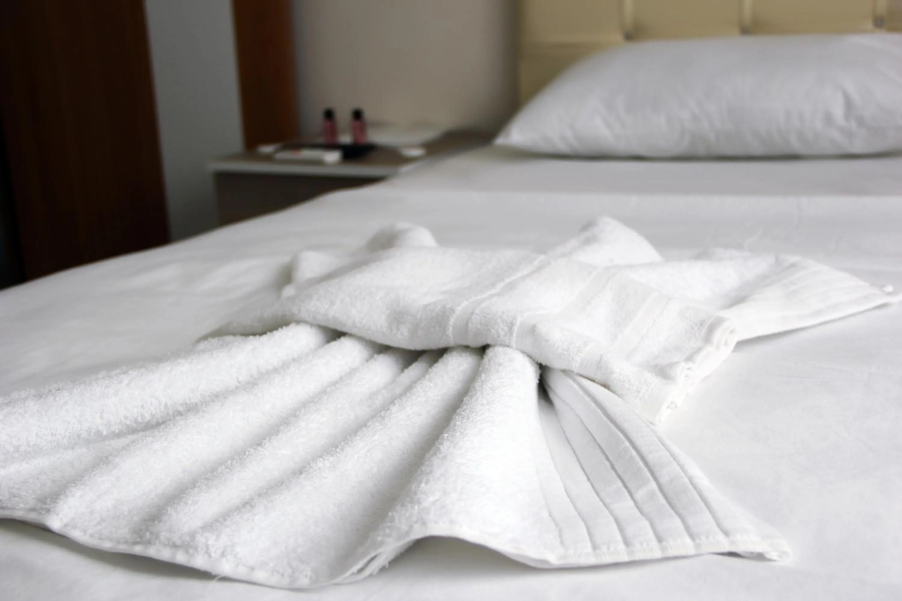 Bed in Marpalace Hotel