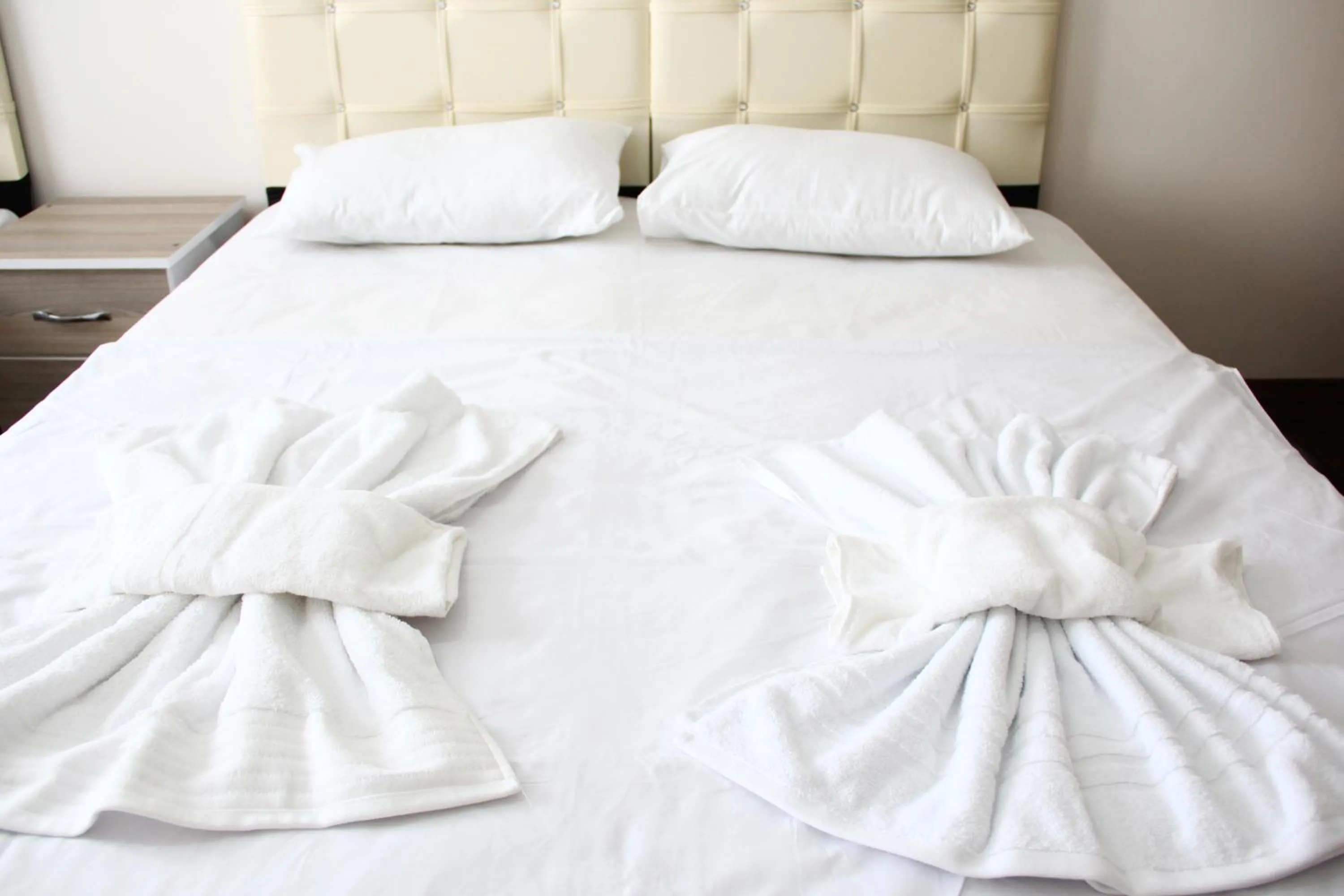 Bed in Marpalace Hotel