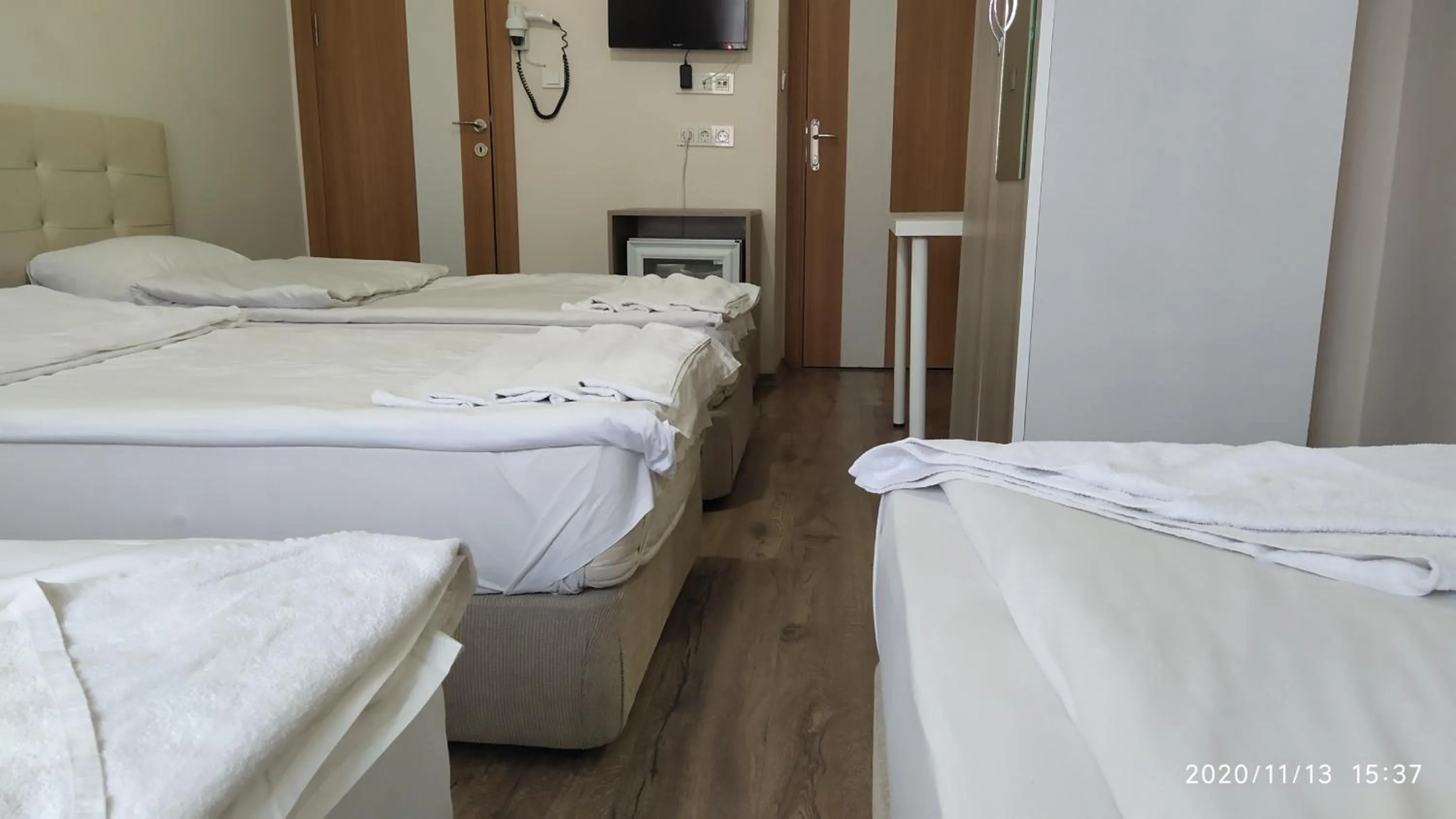 Bed in Marpalace Hotel