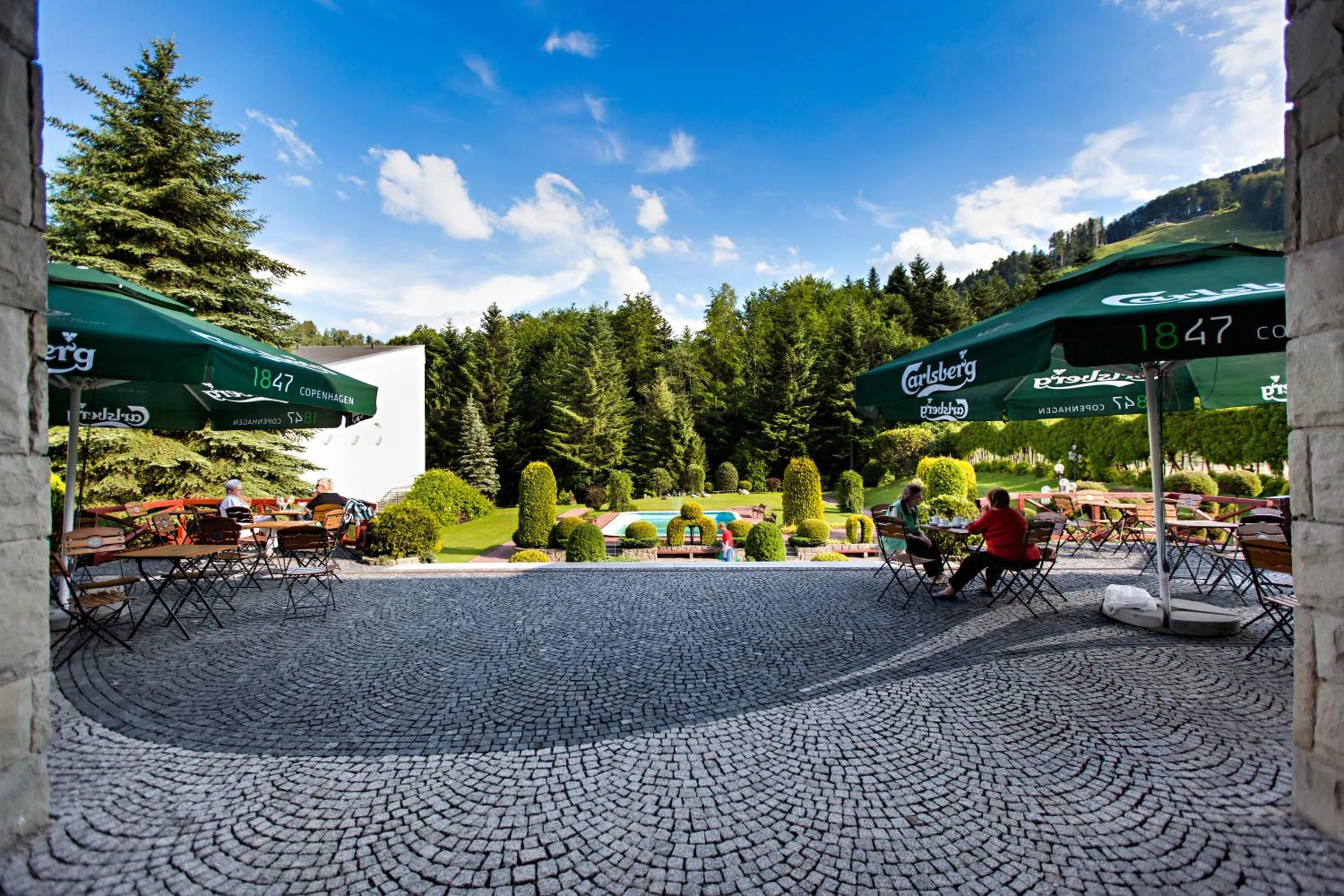 Patio in Hotel Perła Południa