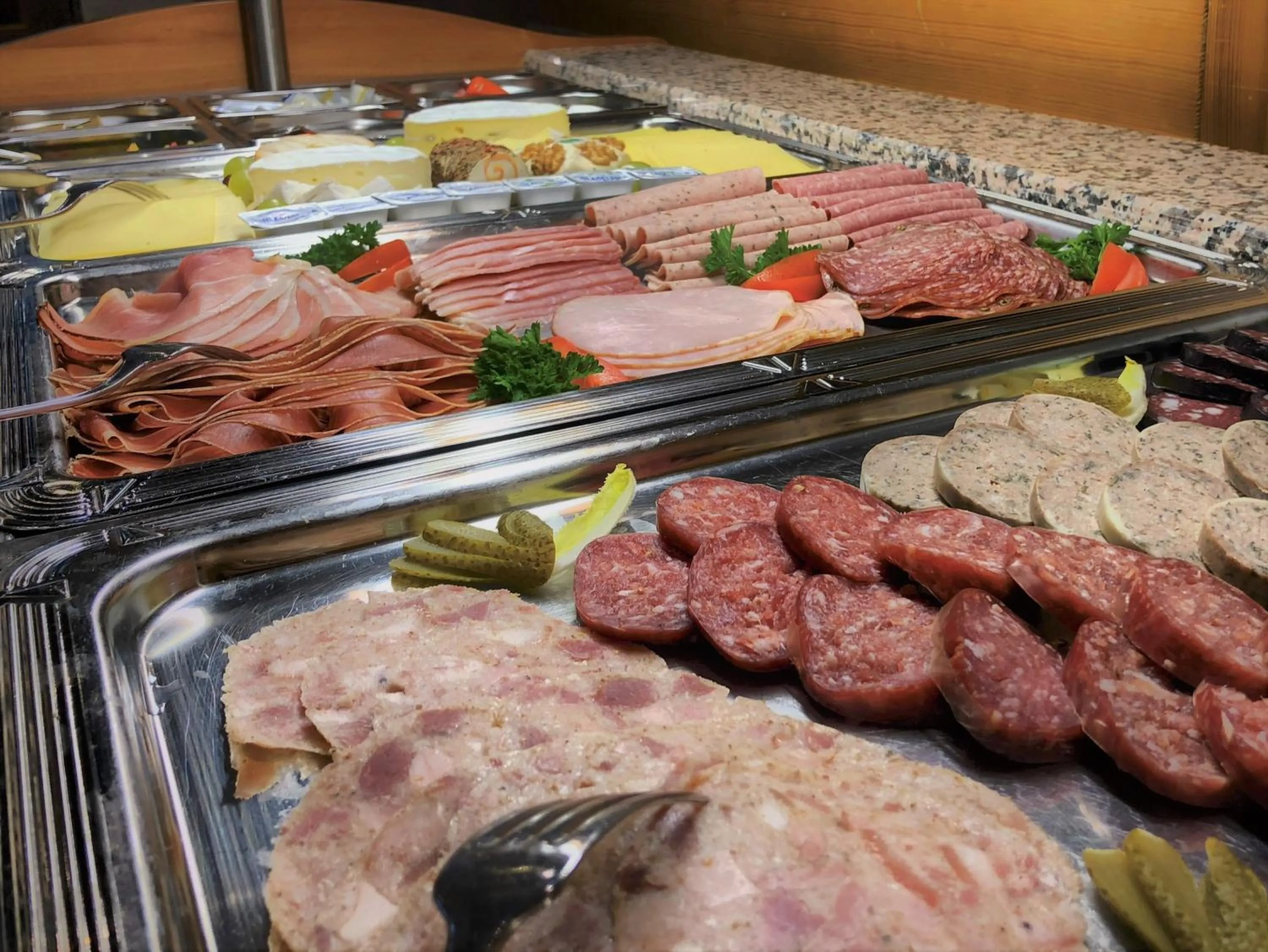 Buffet breakfast in Hotel St.Martiner Castell