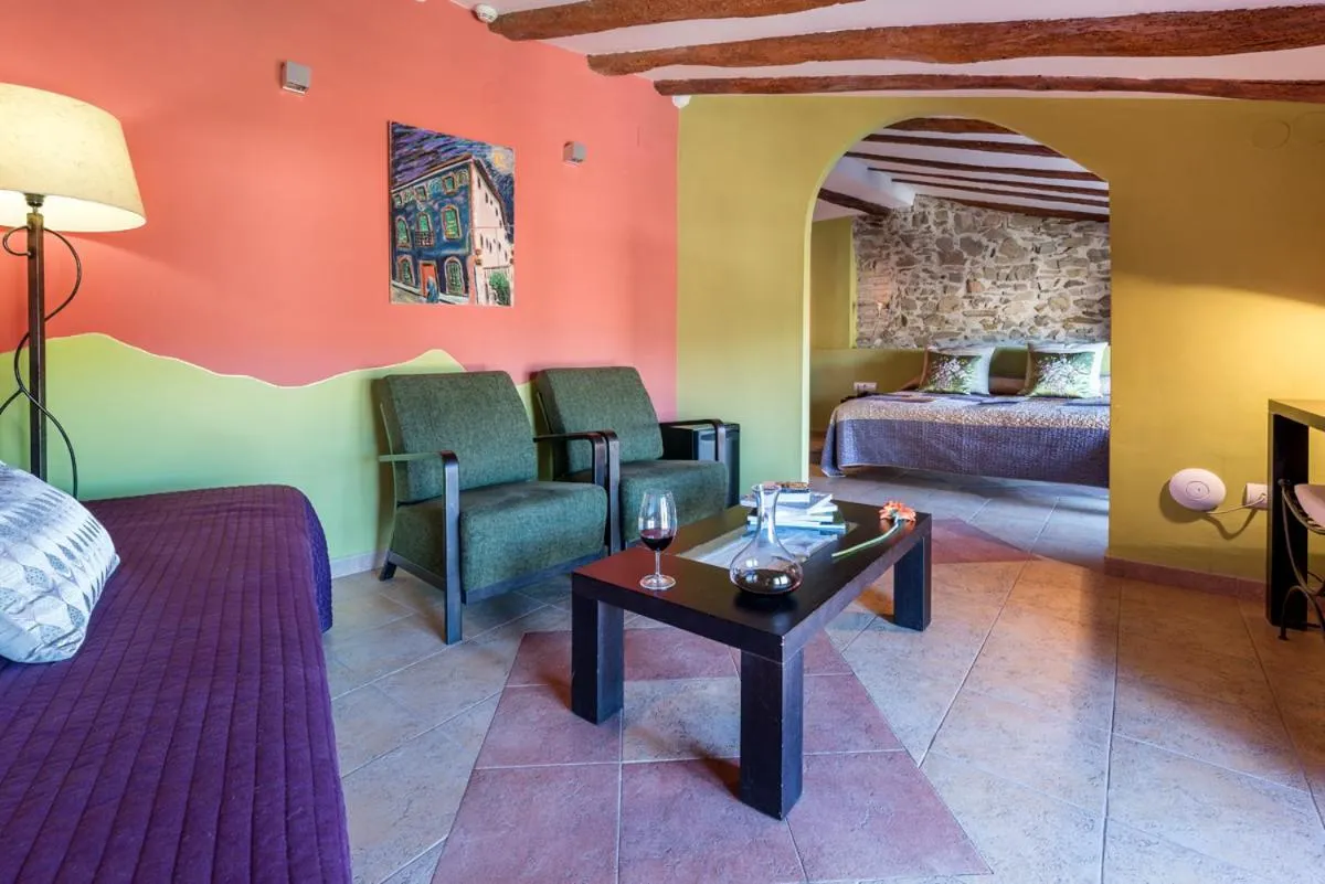 Bed in Hotel Cal Llop