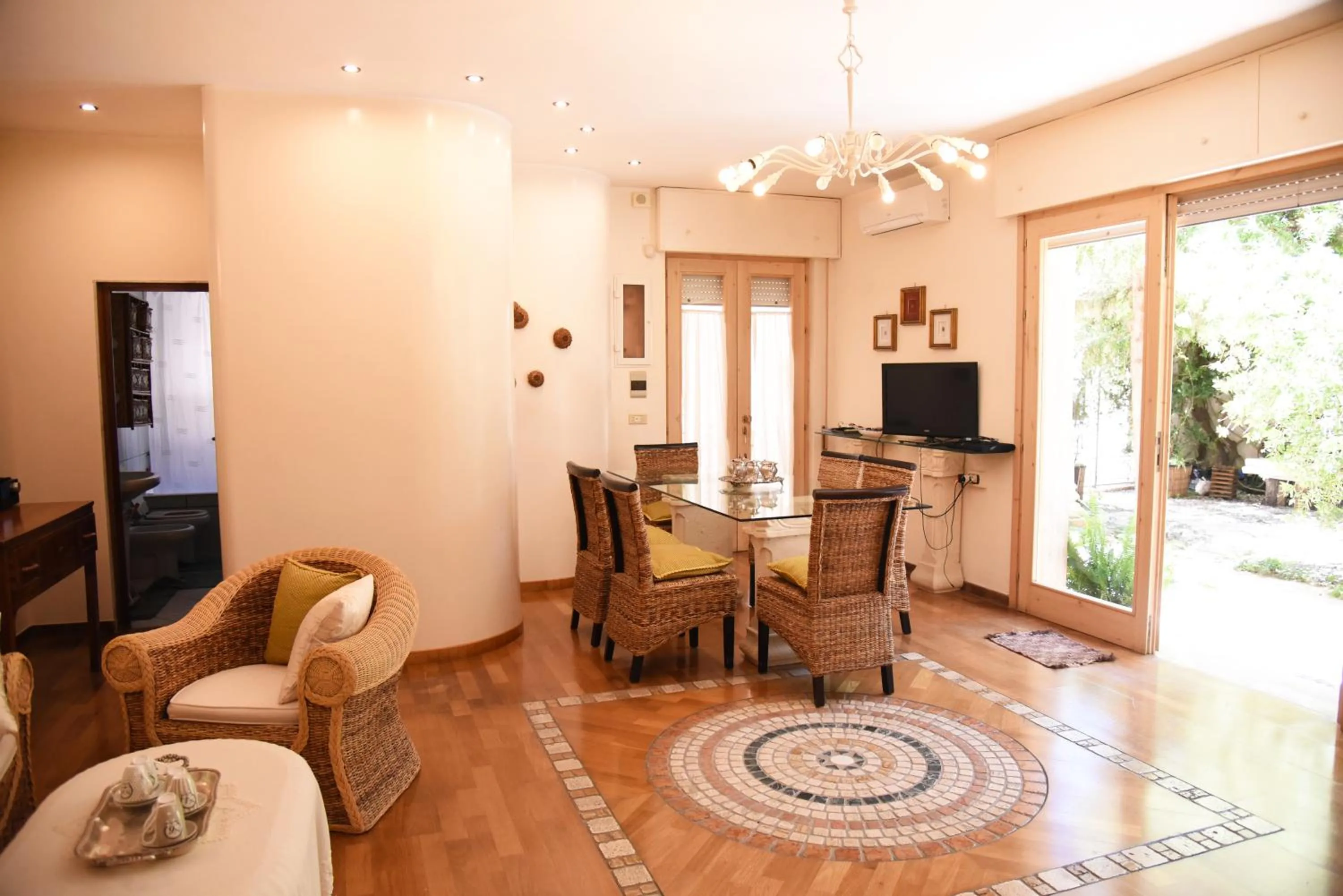 Lobby or reception in B&B Al Vecchio Glicine