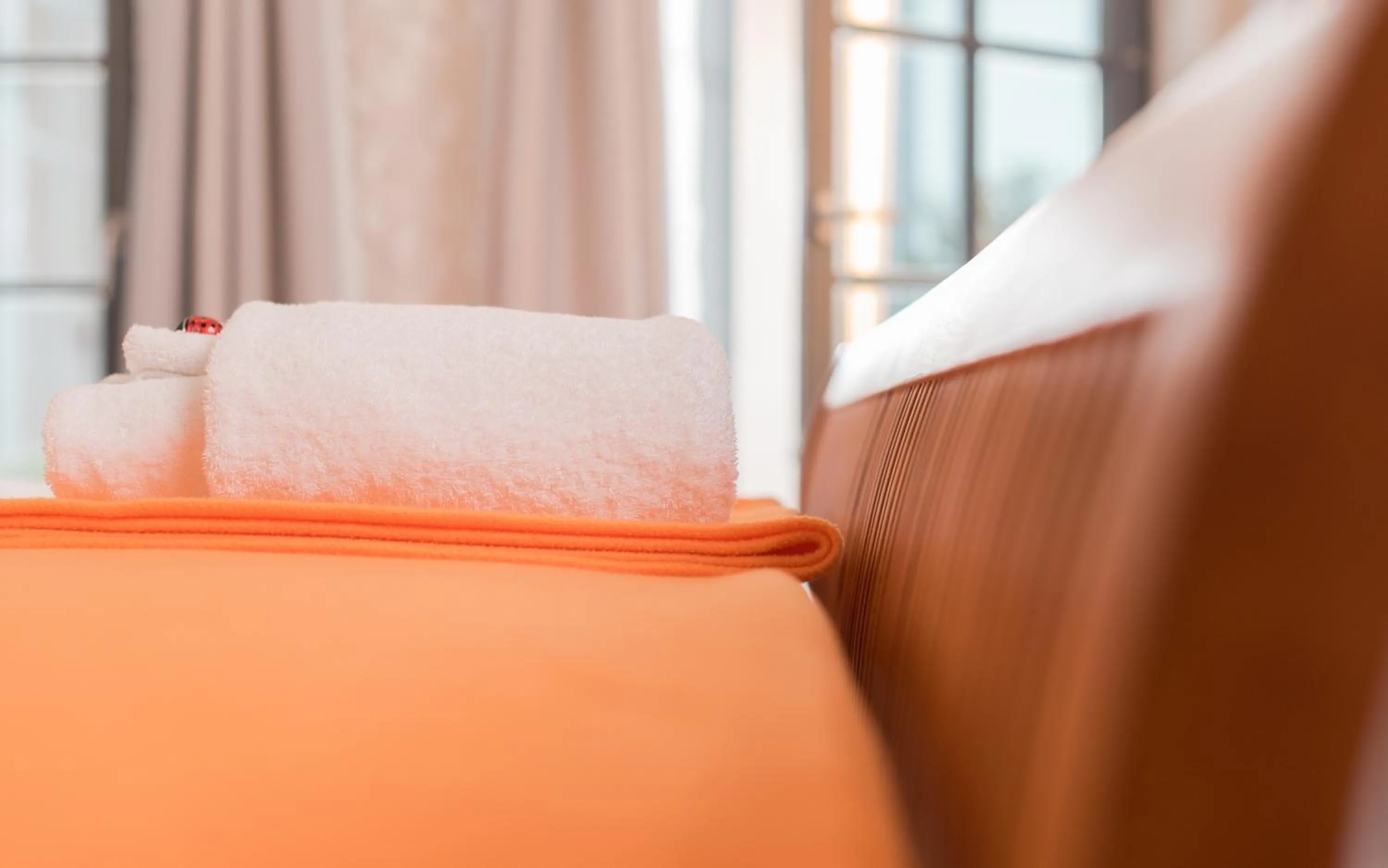 Bed in Biohotel Kunstquartier