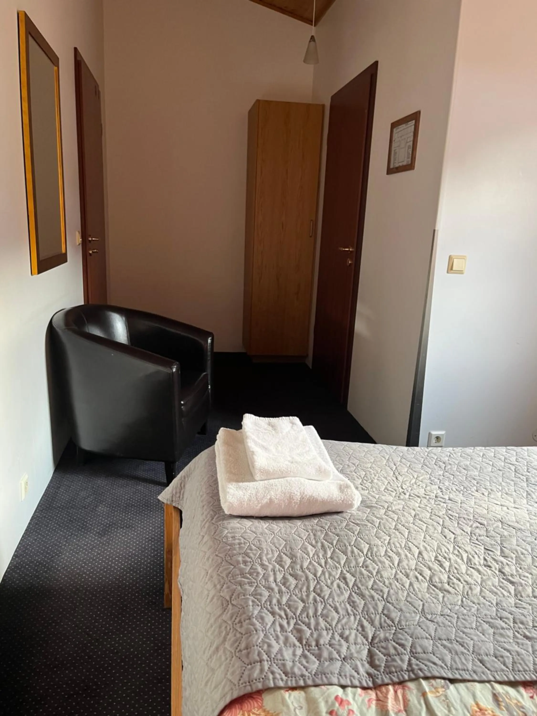 Bed in Engimyri Lodge