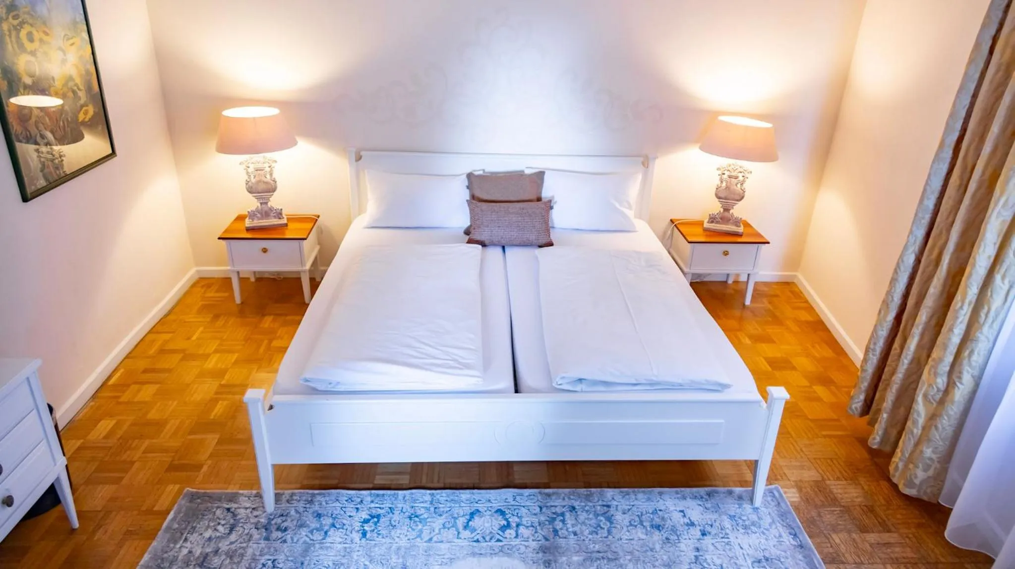 Photo of the whole room, Bed in Hotel Löwen-Weinstube