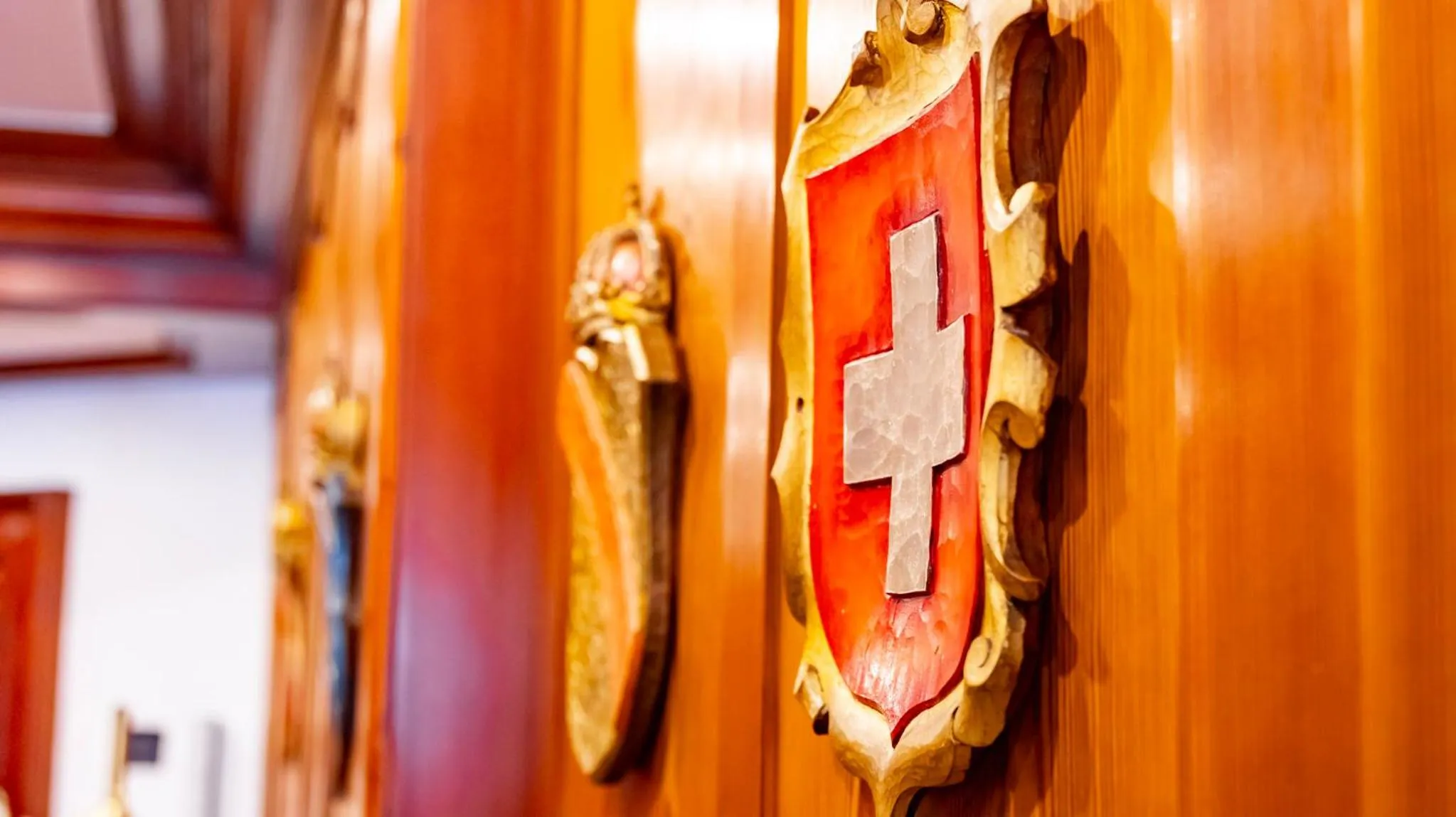 Decorative detail in Hotel Löwen-Weinstube