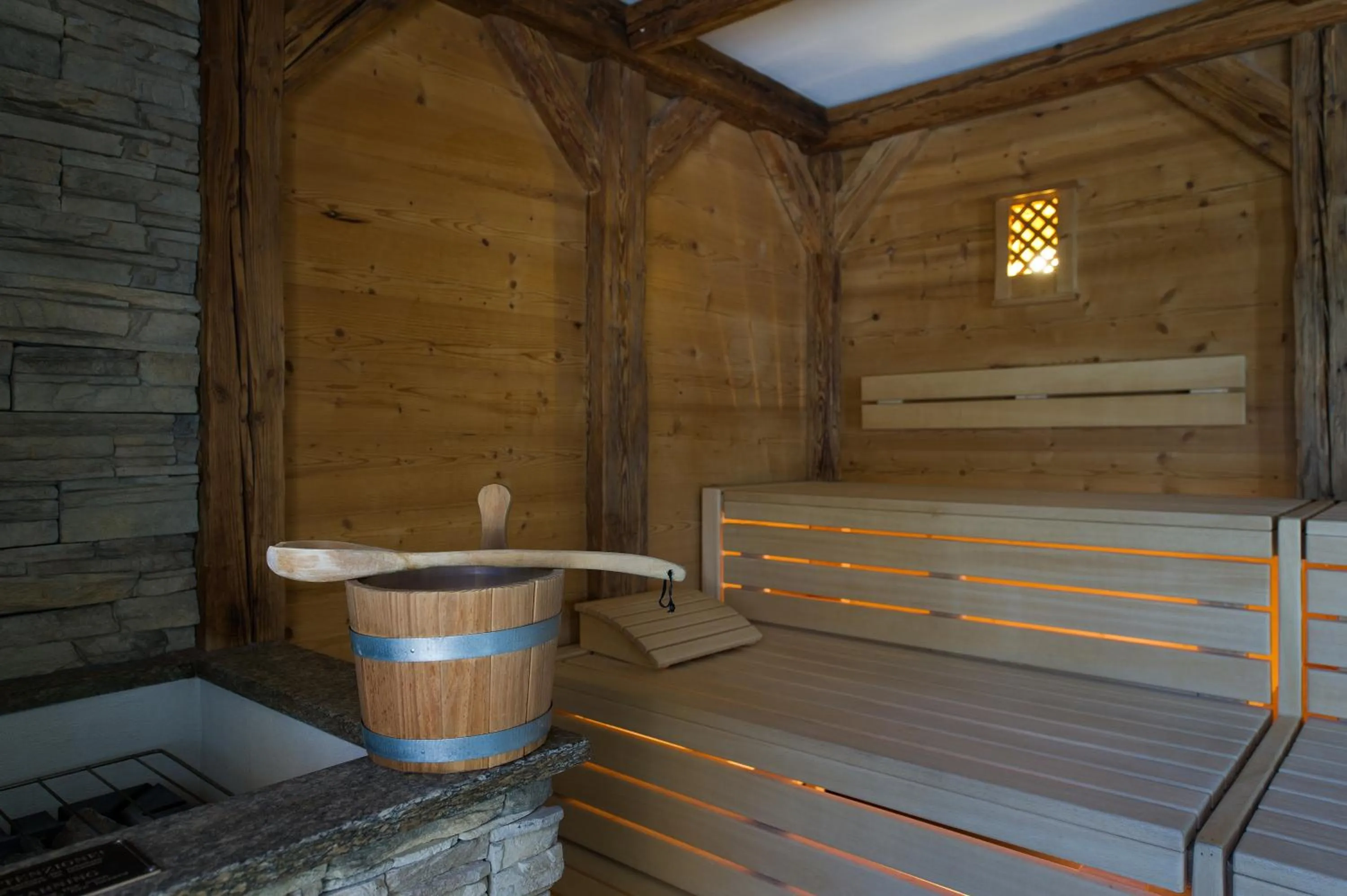 Sauna in Hotel Gran Mugon