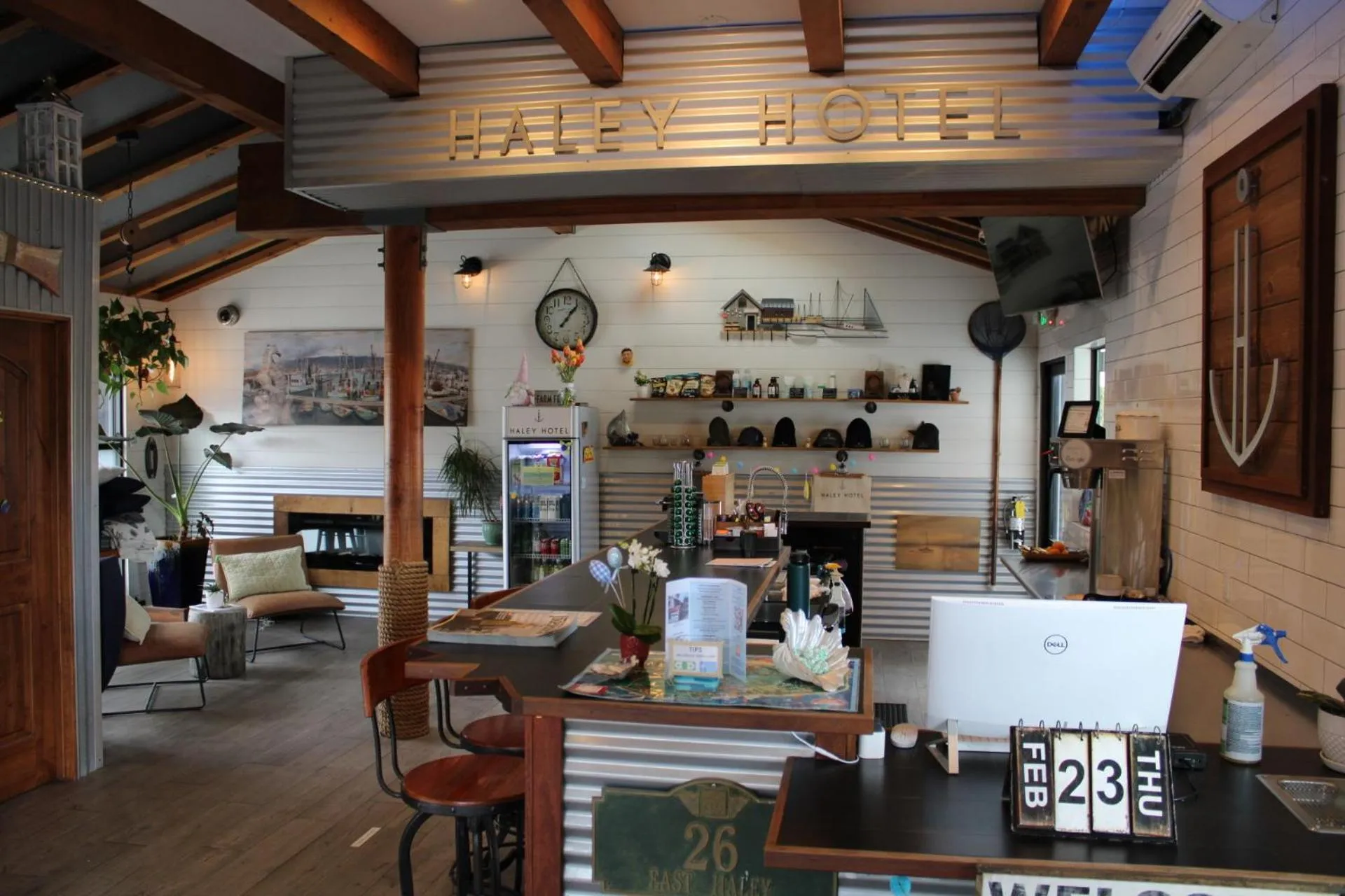 Lobby or reception in Haley Hotel