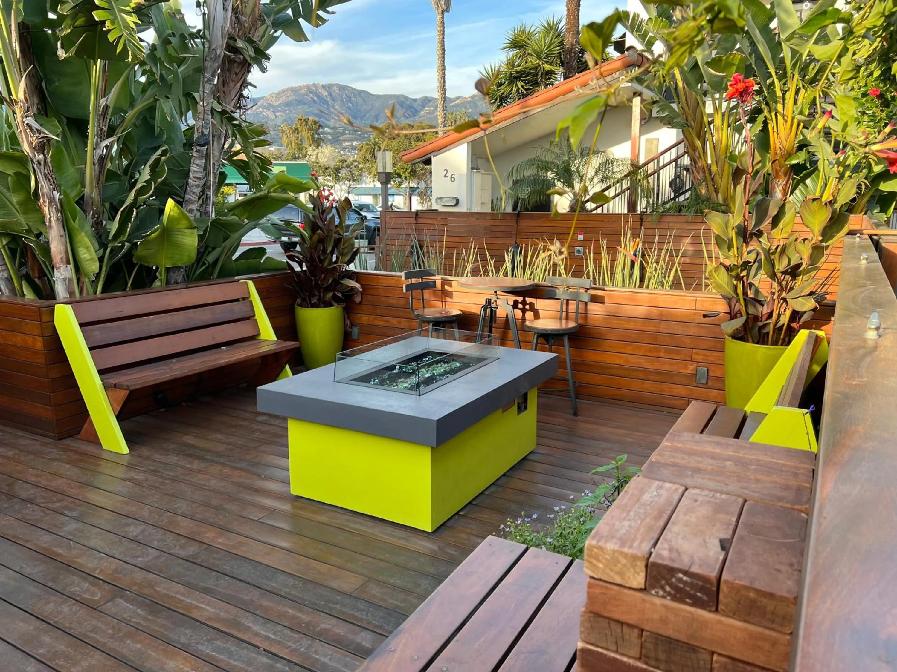 Patio in Haley Hotel