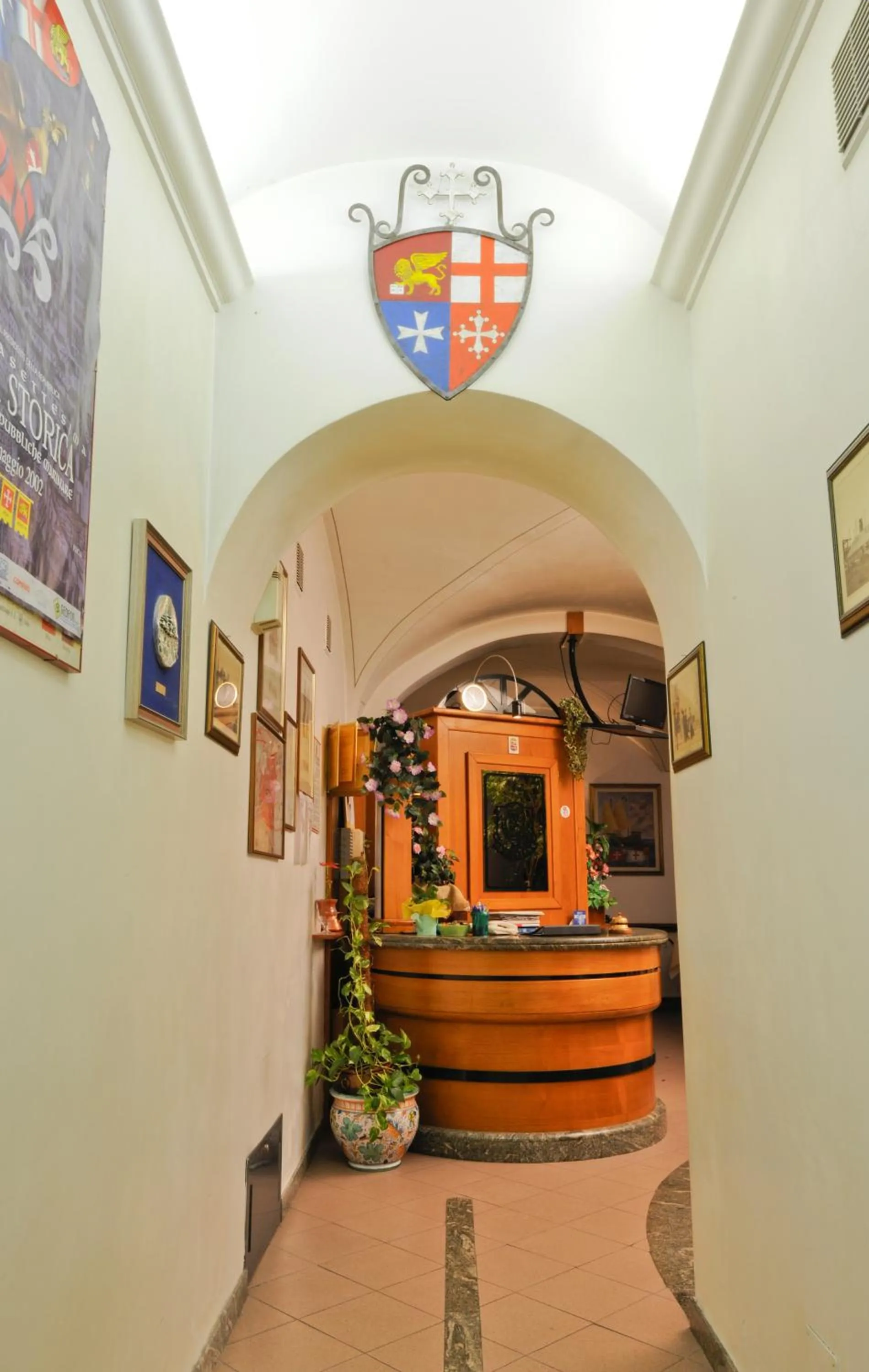 Lobby or reception in Hotel Amalfitana