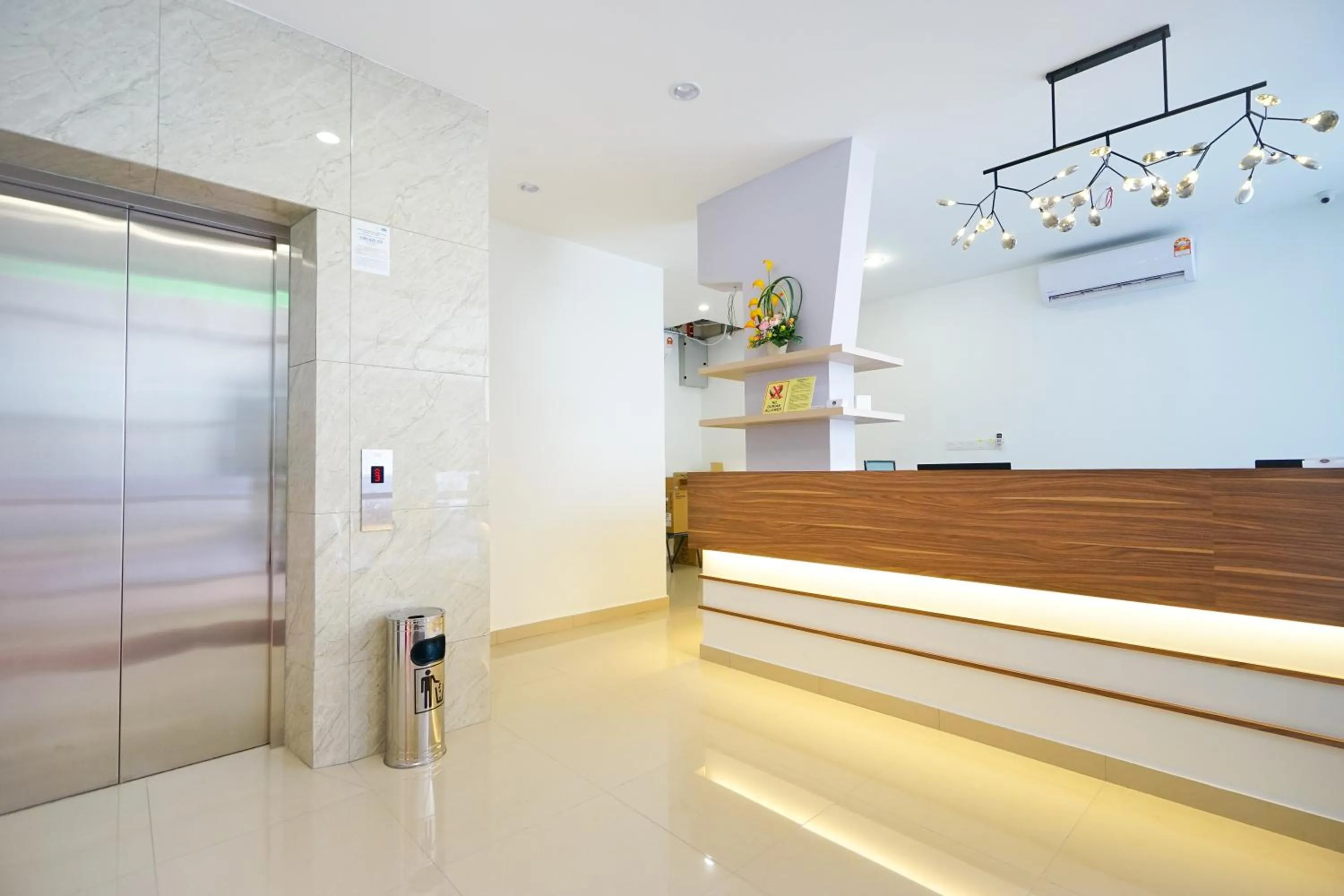 Lobby or reception in Grand FC Hotel