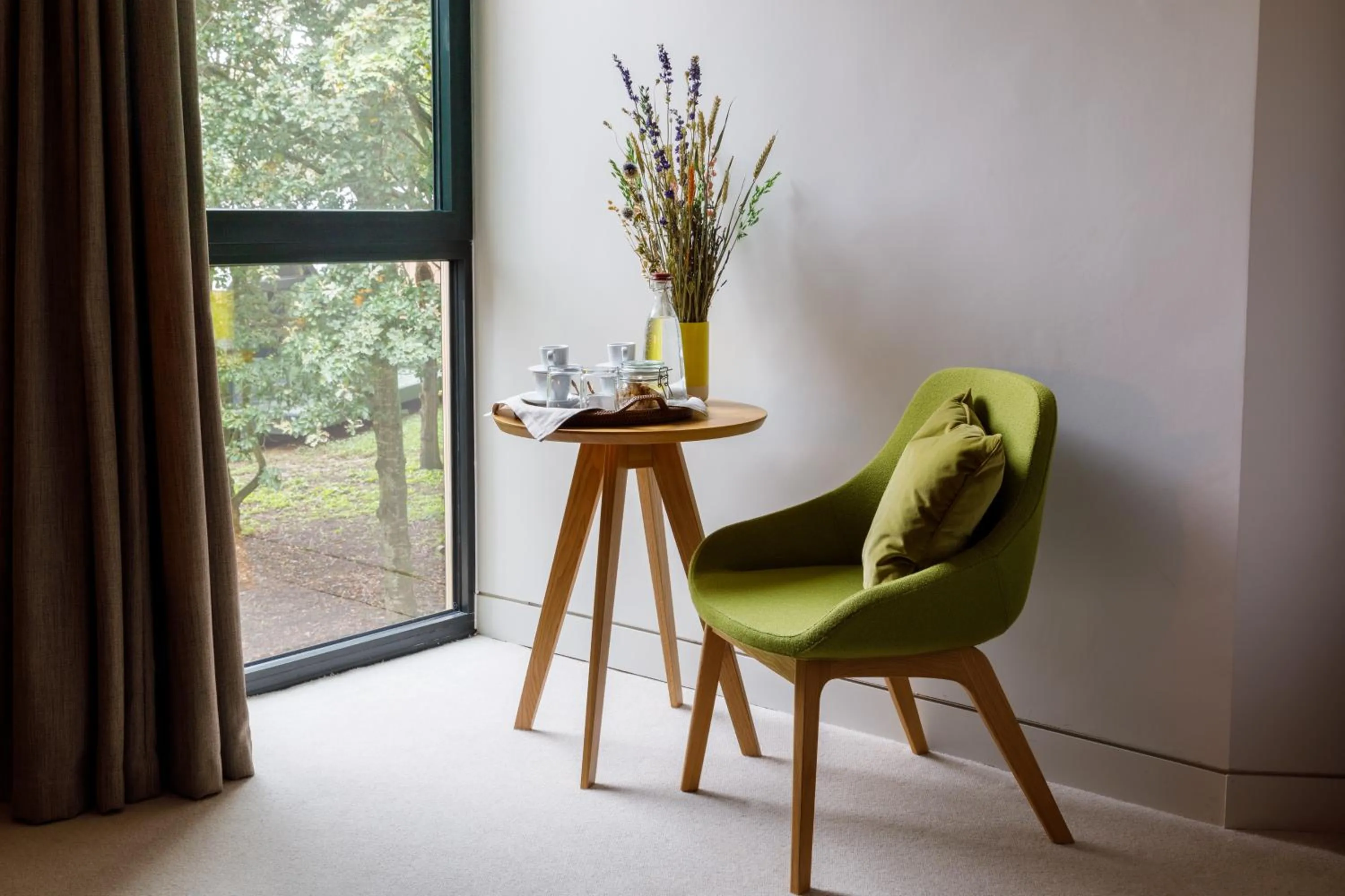 Seating area in Feldon Valley