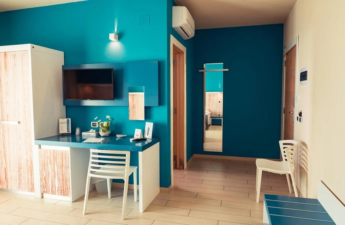 Bedroom in Tabù Hotel