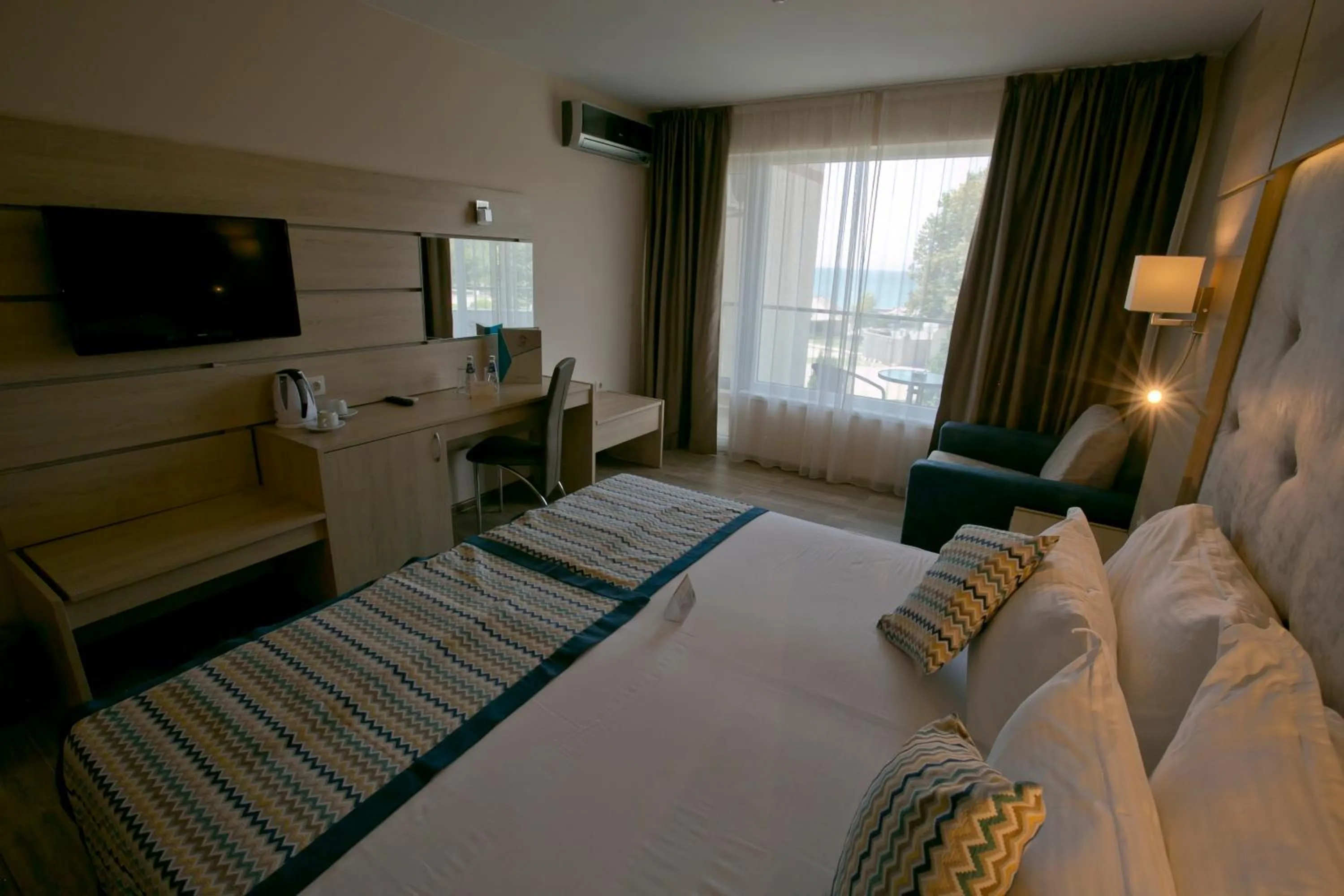 Bed in Royal Bay Resort & Aqua Park - All Inclusive and Free beach accsess