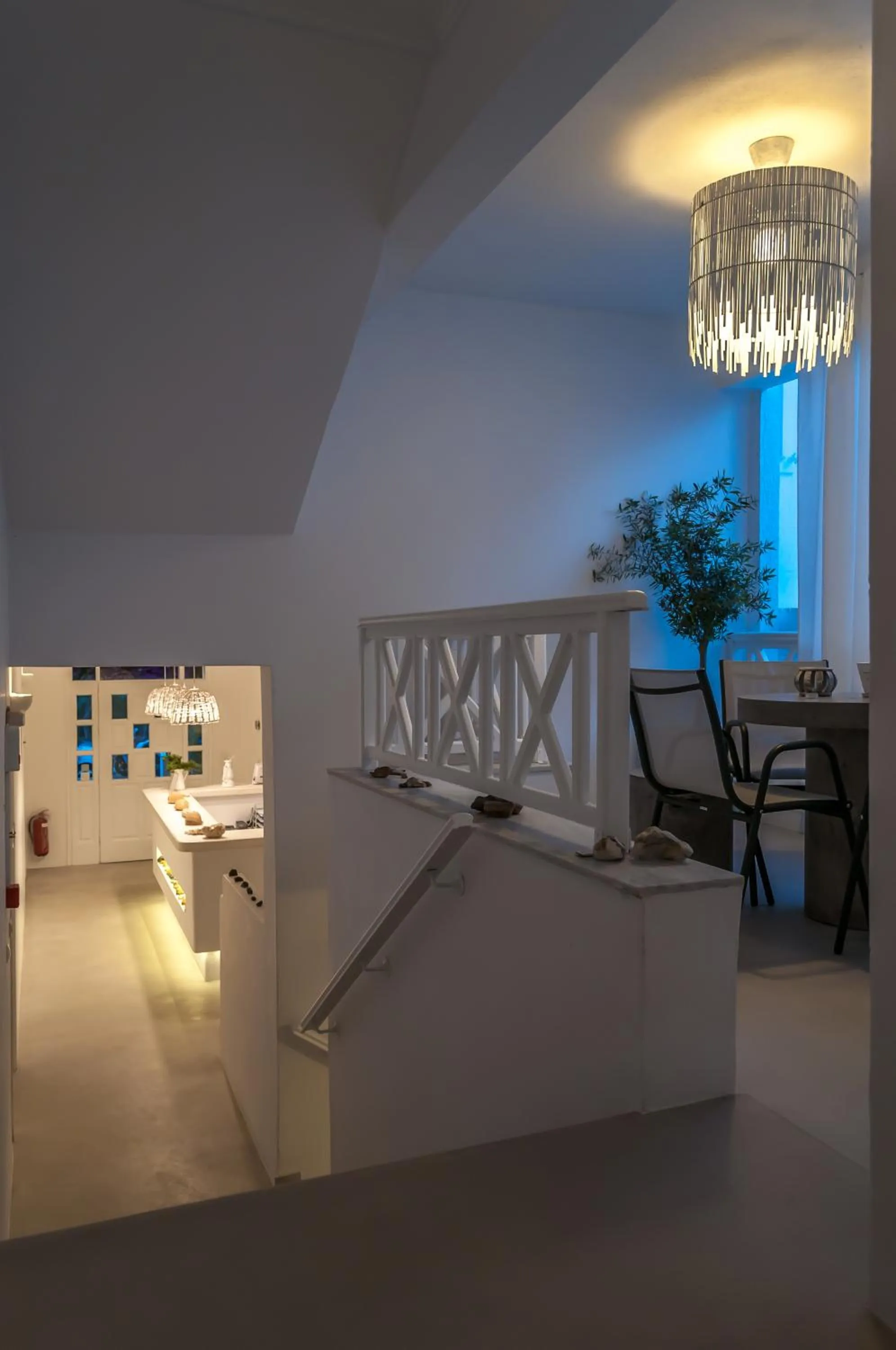 Patio in Milos Bay Suites