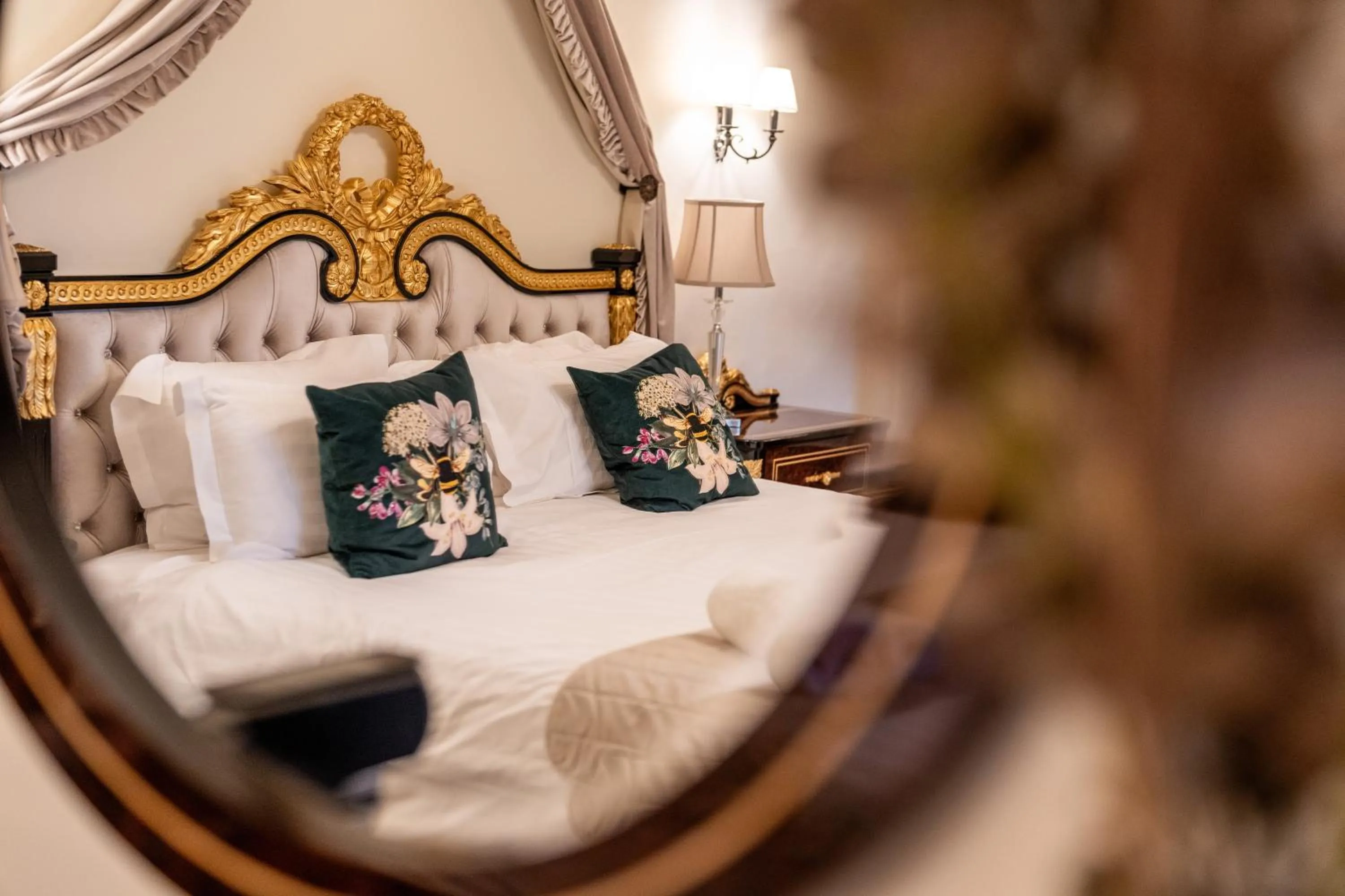 Bed in Weston Manor Hotel