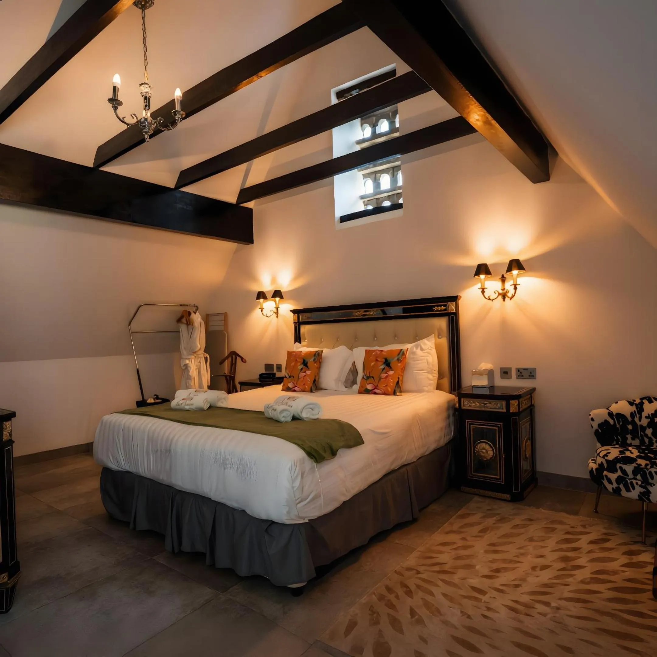 Bed in Weston Manor Hotel