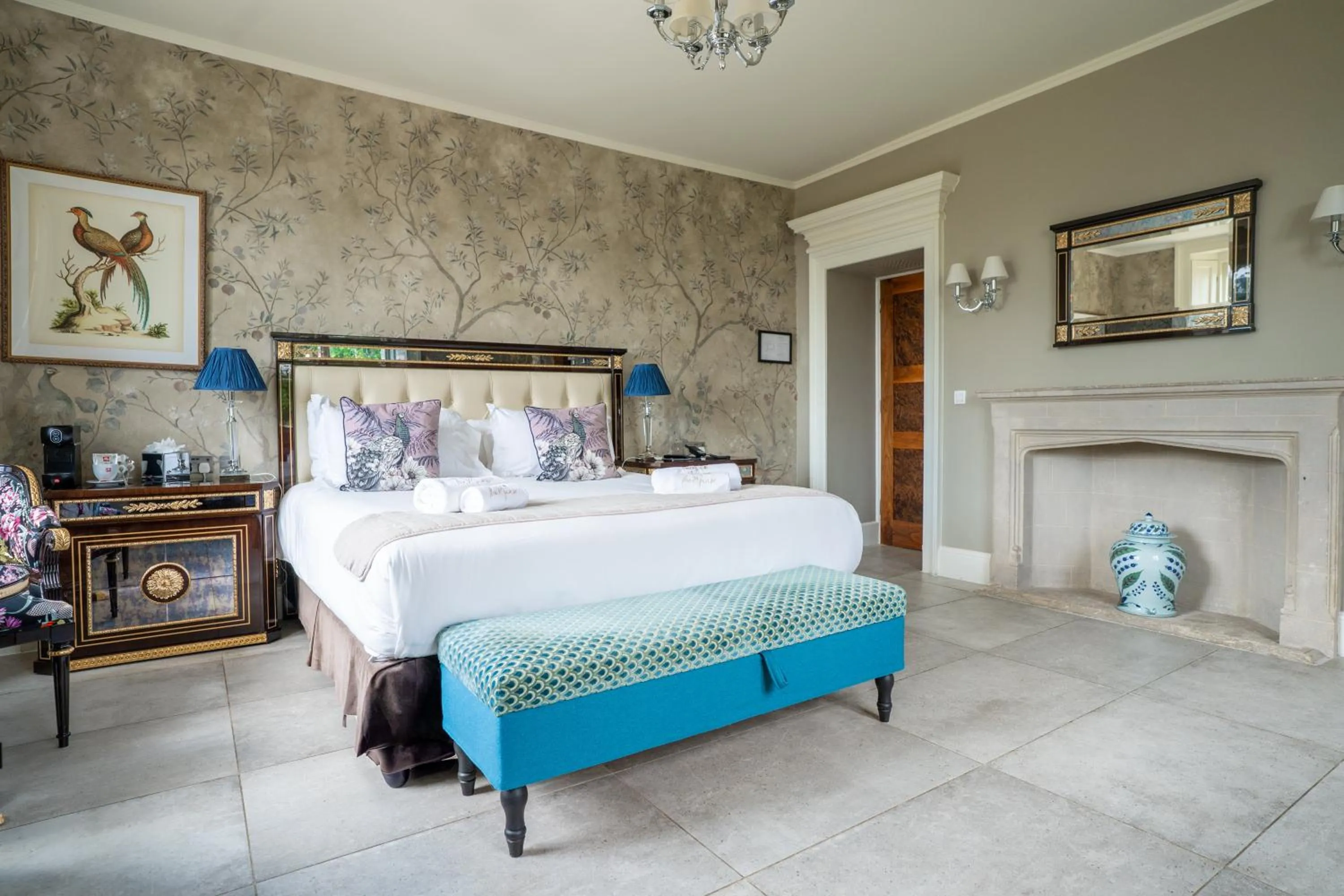 Bed in Weston Manor Hotel